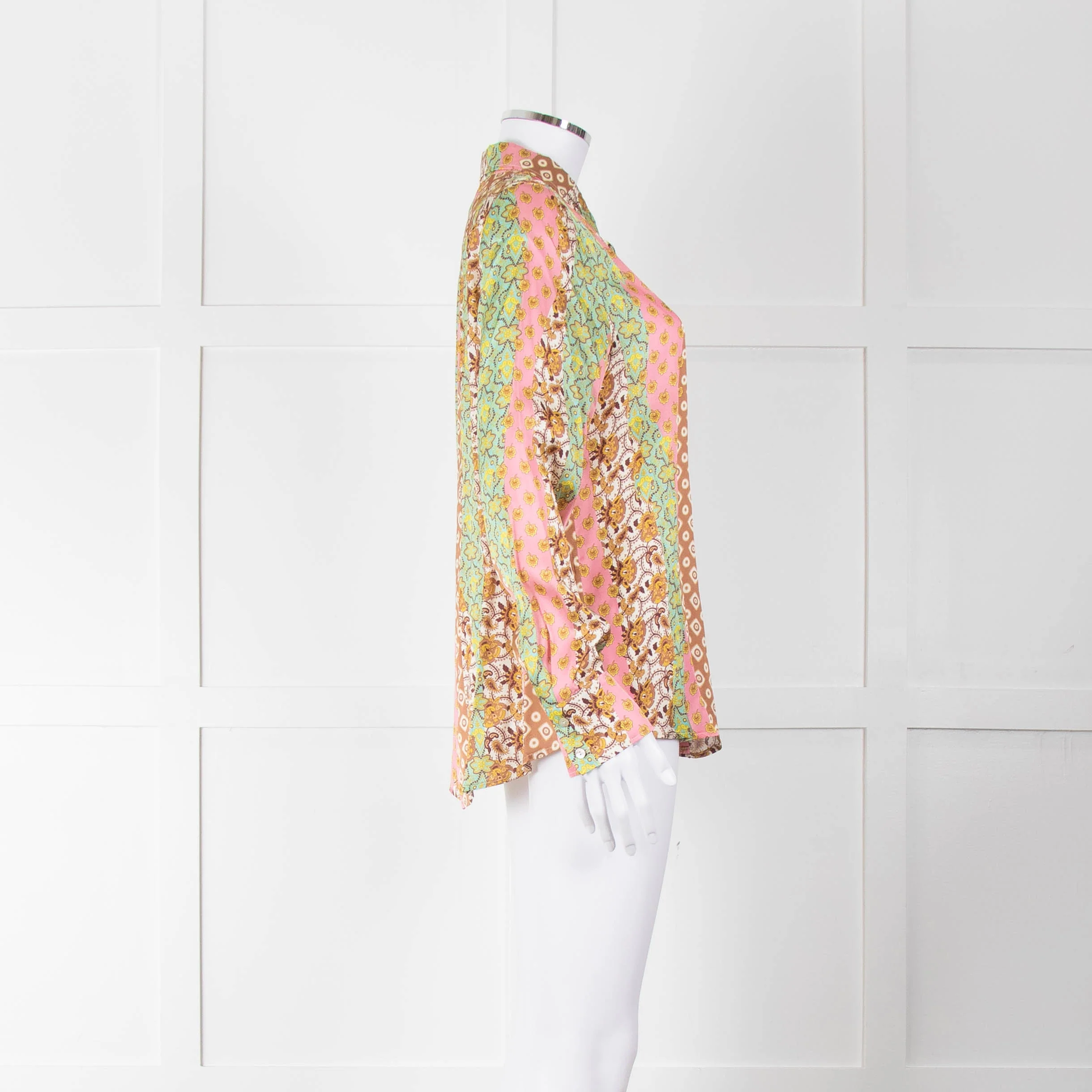 19.61 Milano Multicoloured Print Blouse - Image 3