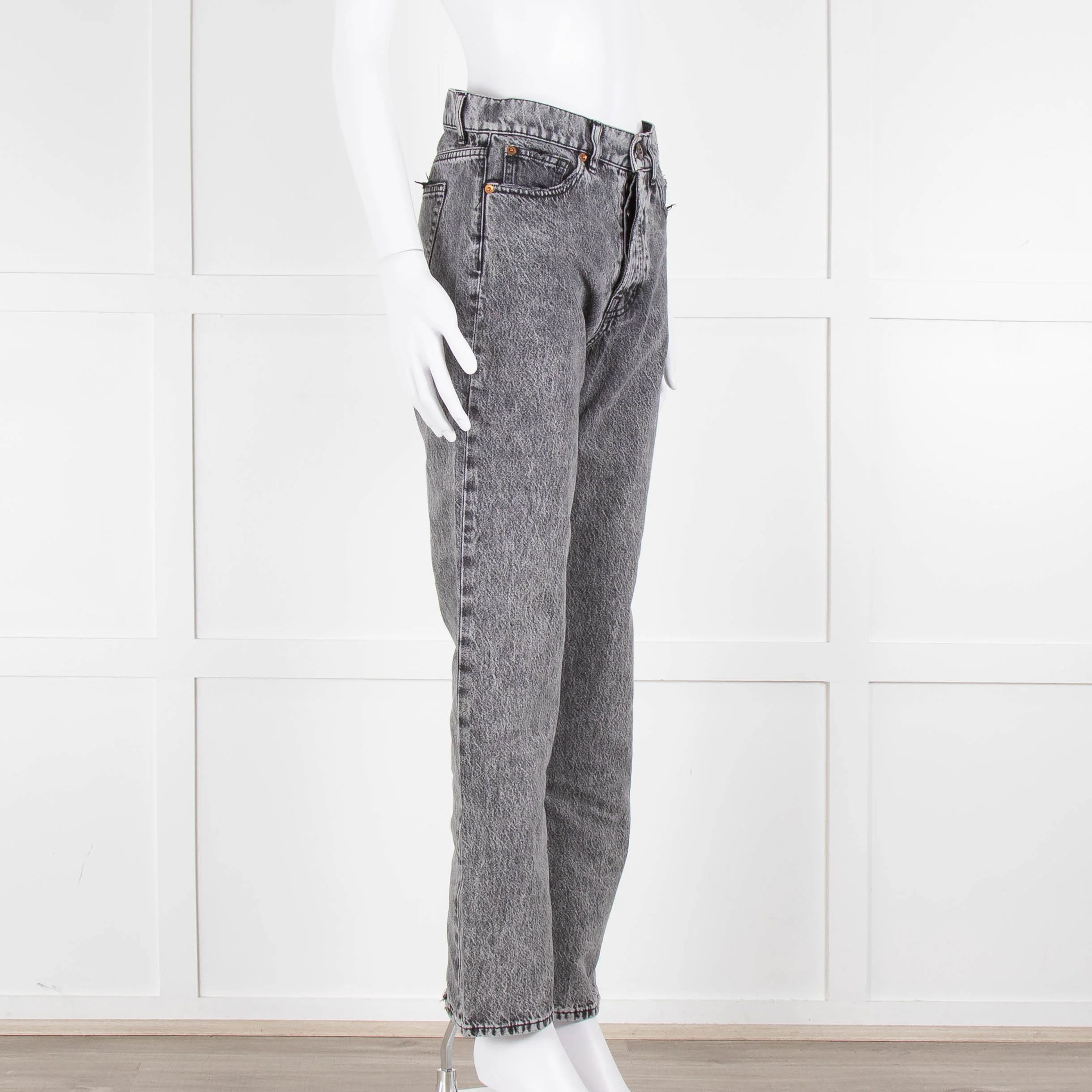 3 x 1 NYC Grey Wash Jeans - Image 2