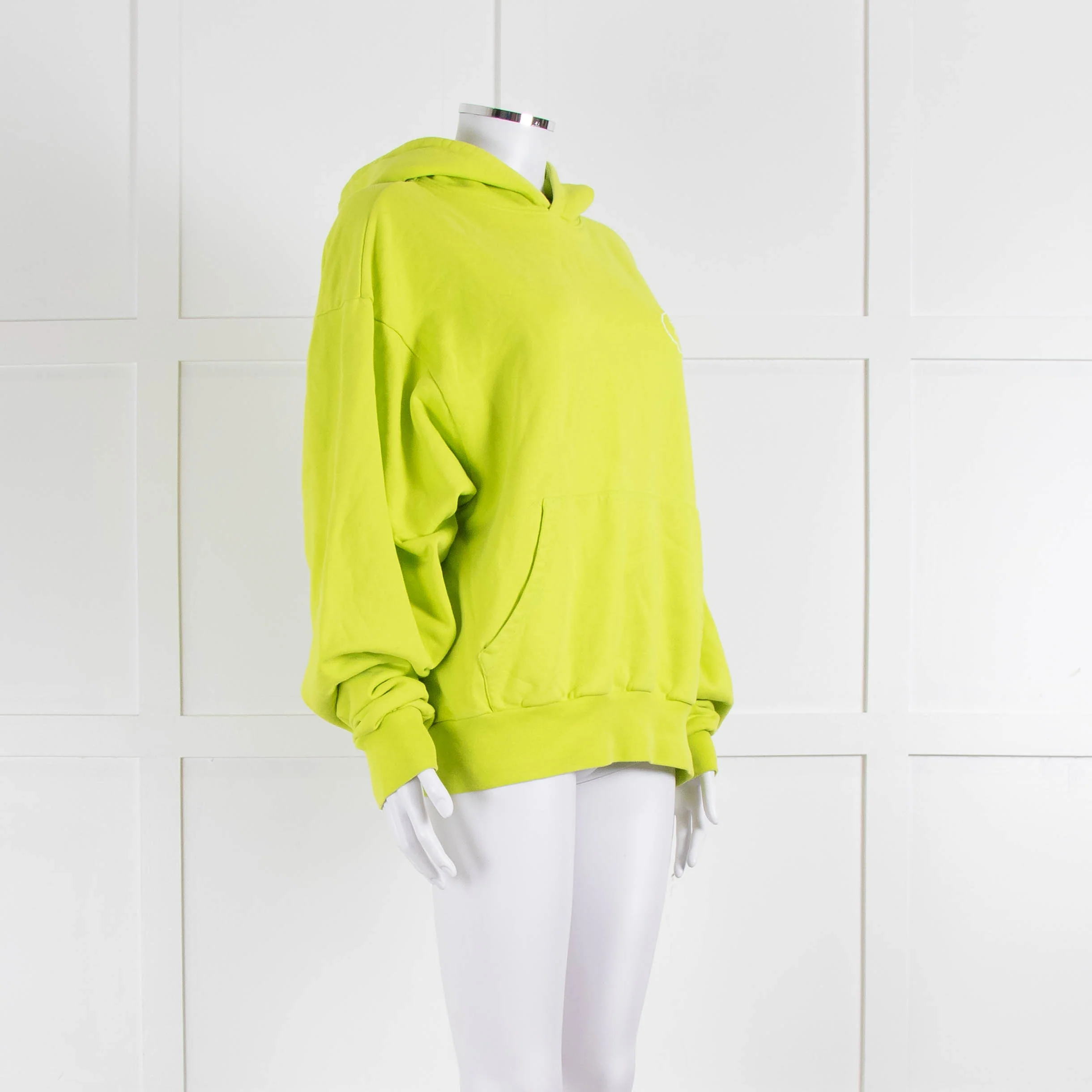 7 Days Active Neon Green Hoodie - Image 2