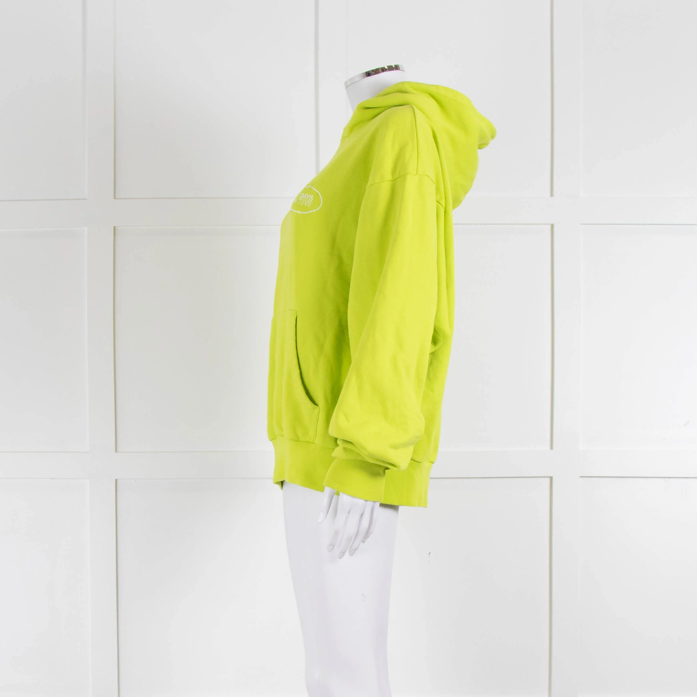 7 Days Active Neon Green Hoodie - Image 7