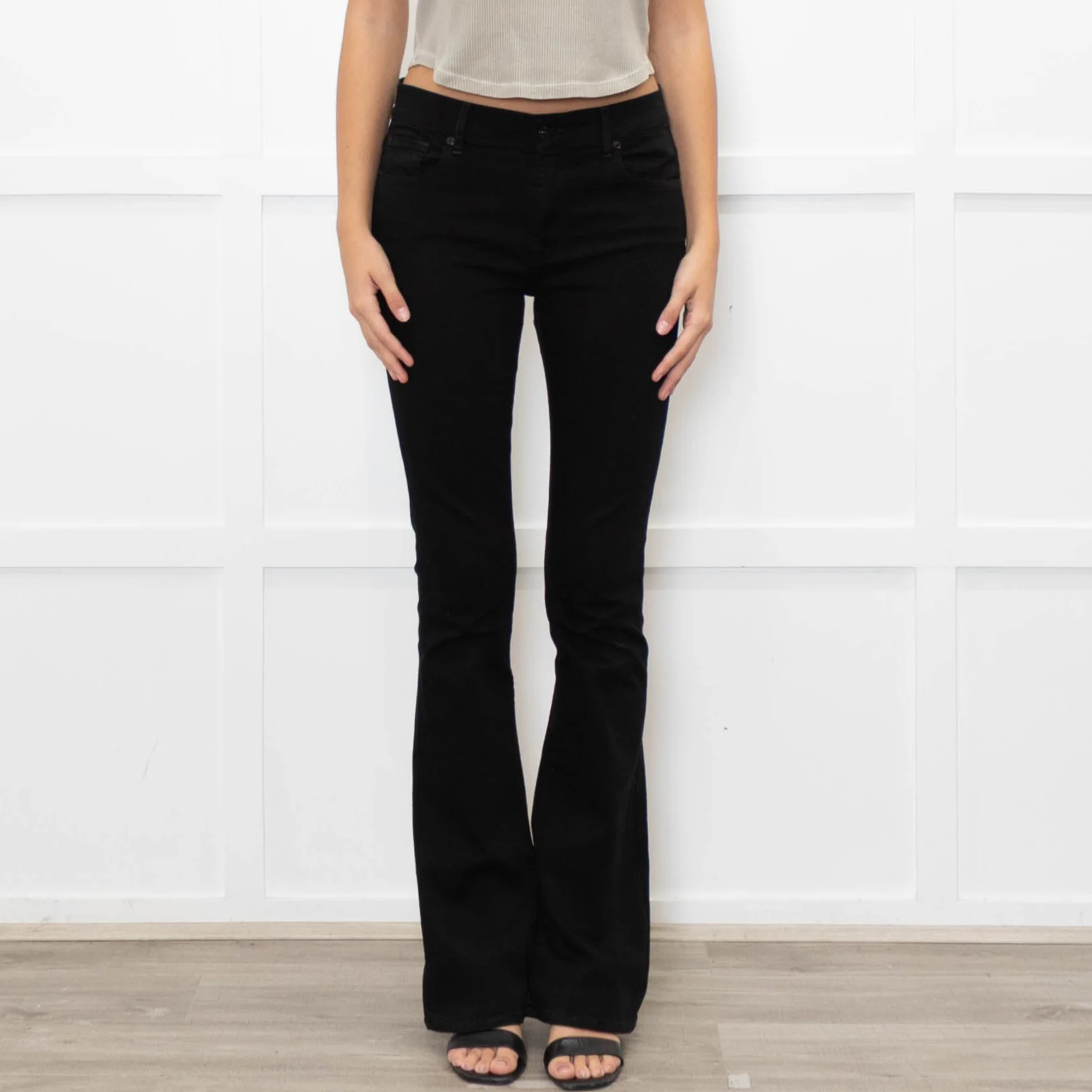 7 For All Mankind Black BAir Bootcut Jean - Image 2