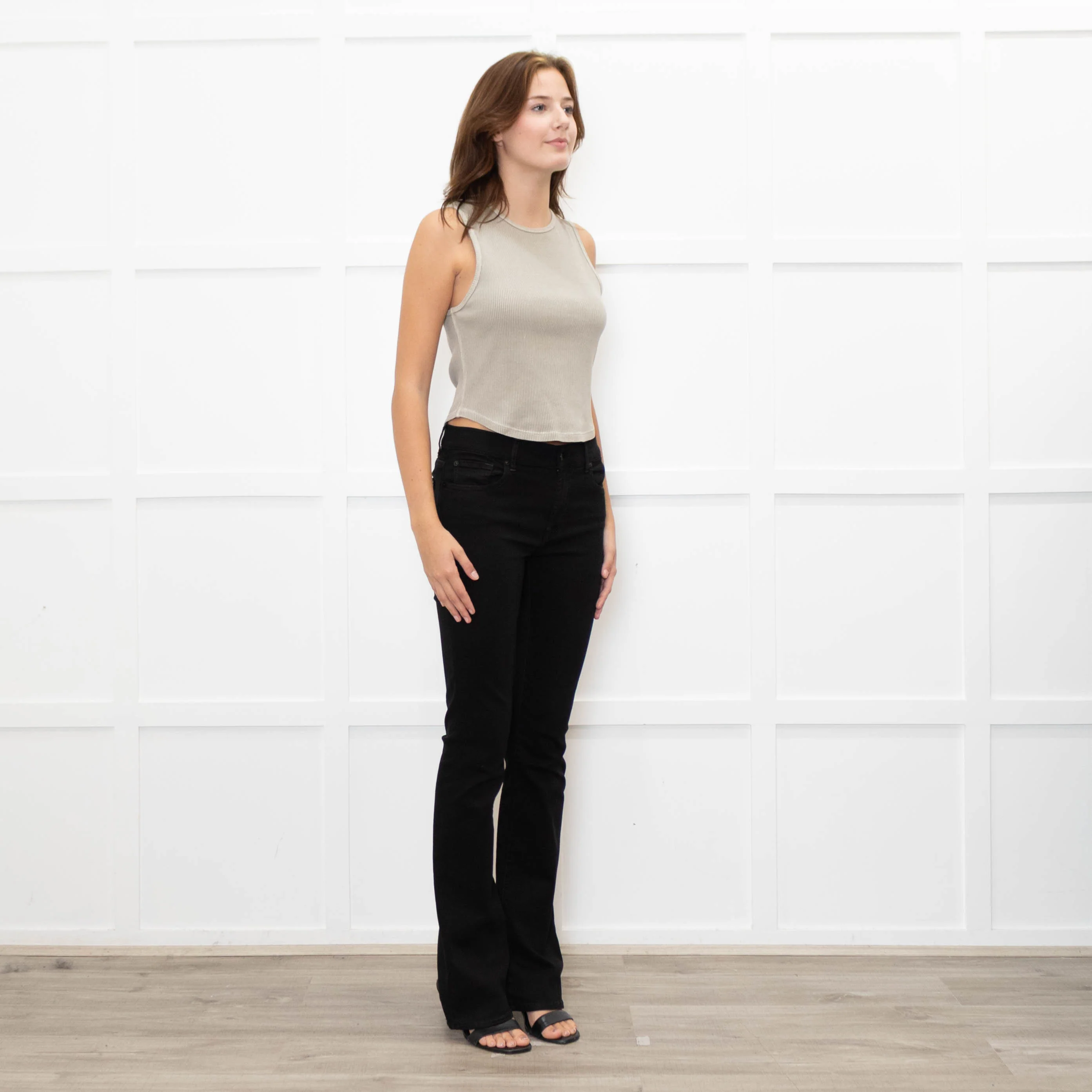 7 For All Mankind Black BAir Bootcut Jean - Image 7
