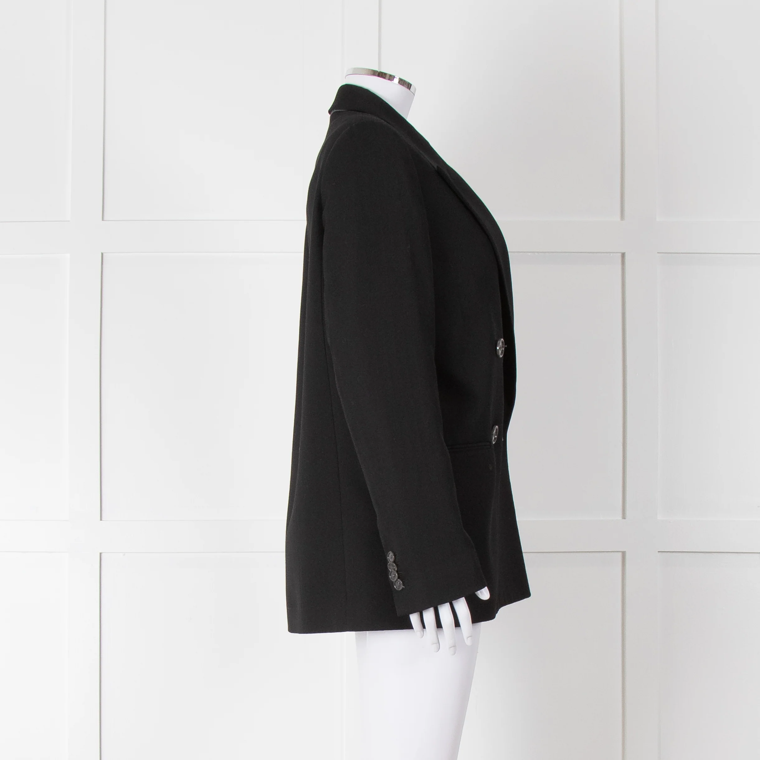 Acne Studios Black Dbl Breasted Blazer - Image 5