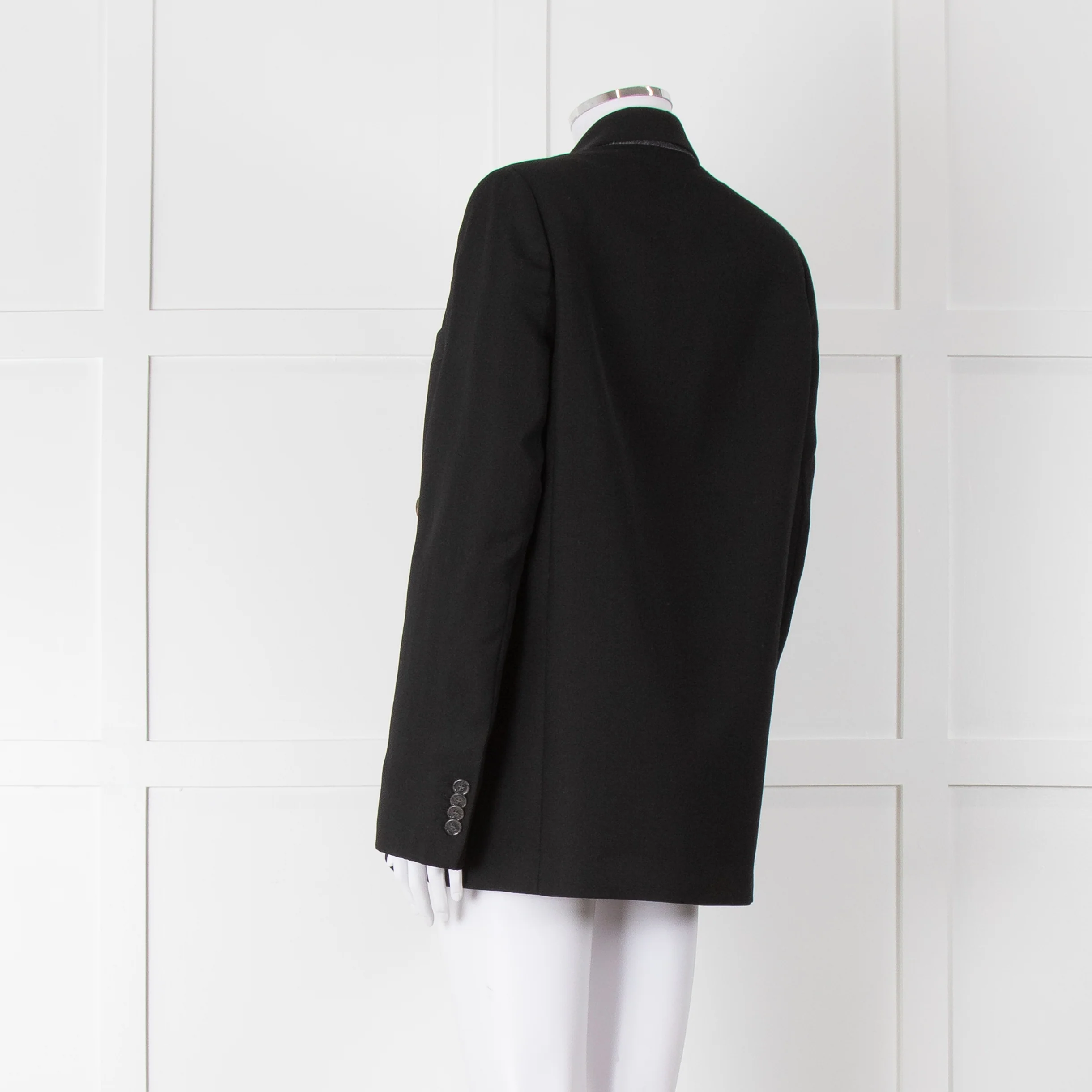 Acne Studios Black Dbl Breasted Blazer - Image 8