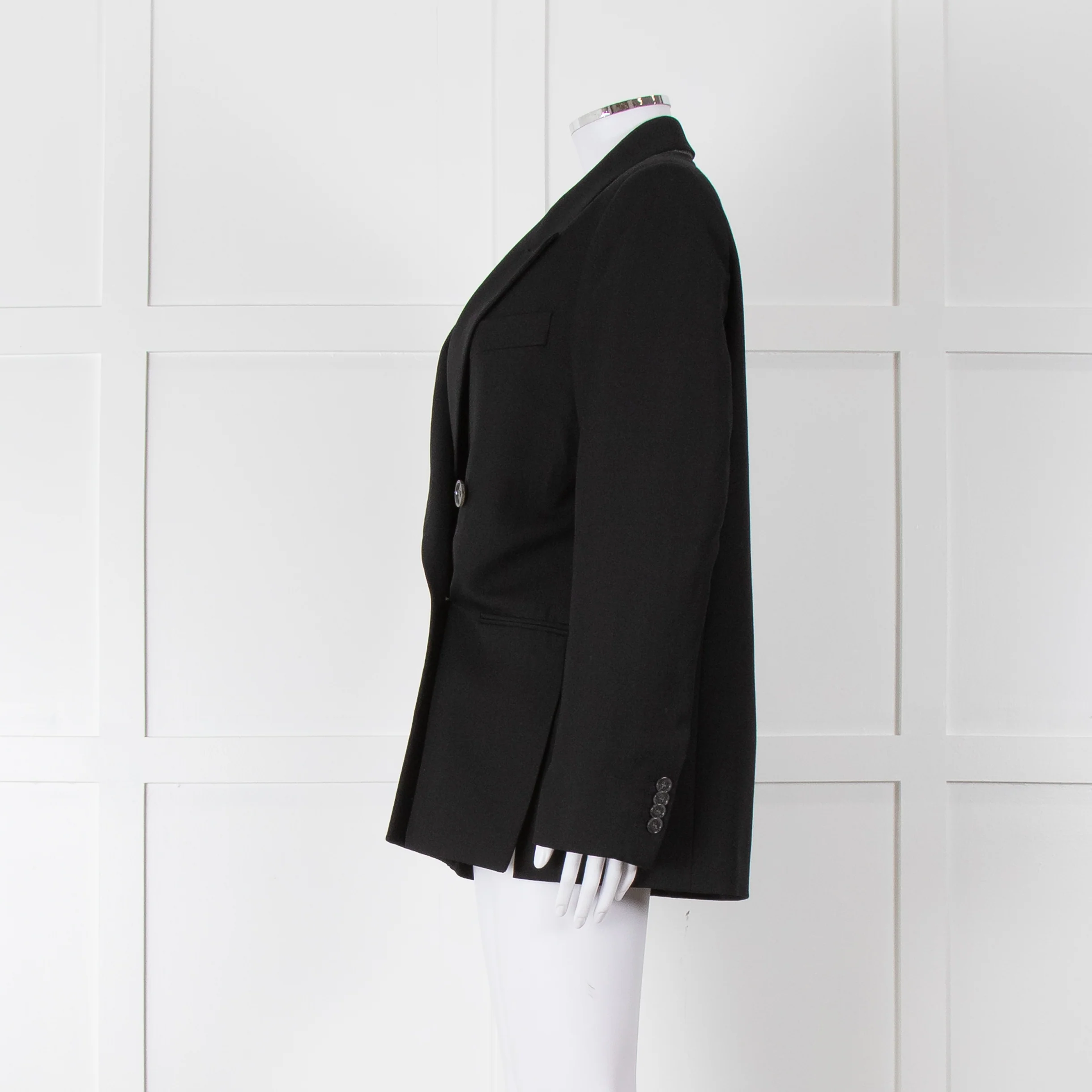 Acne Studios Black Dbl Breasted Blazer - Image 9