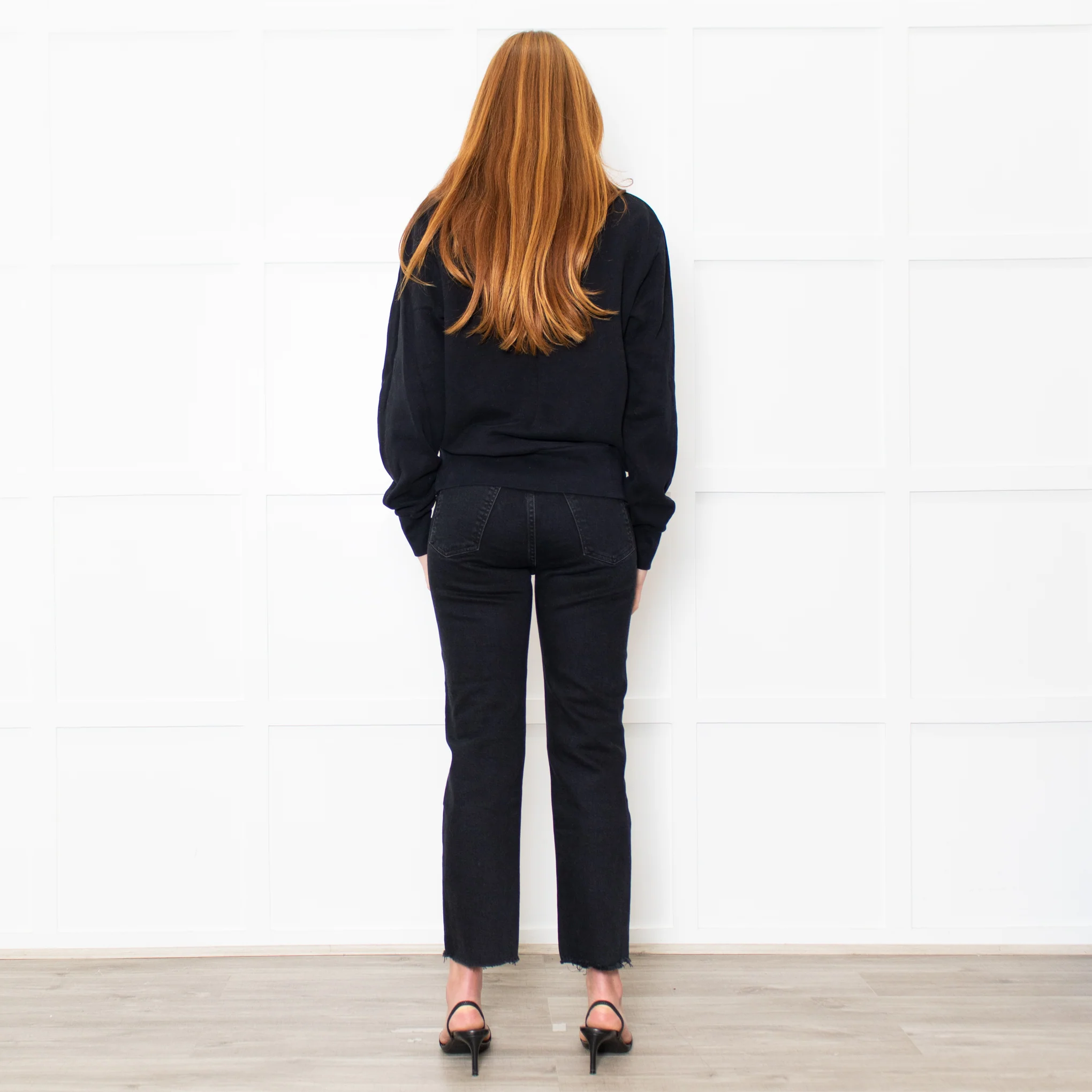 Acne Studios Black Pink Beaded Face Sweatshirt - Image 5