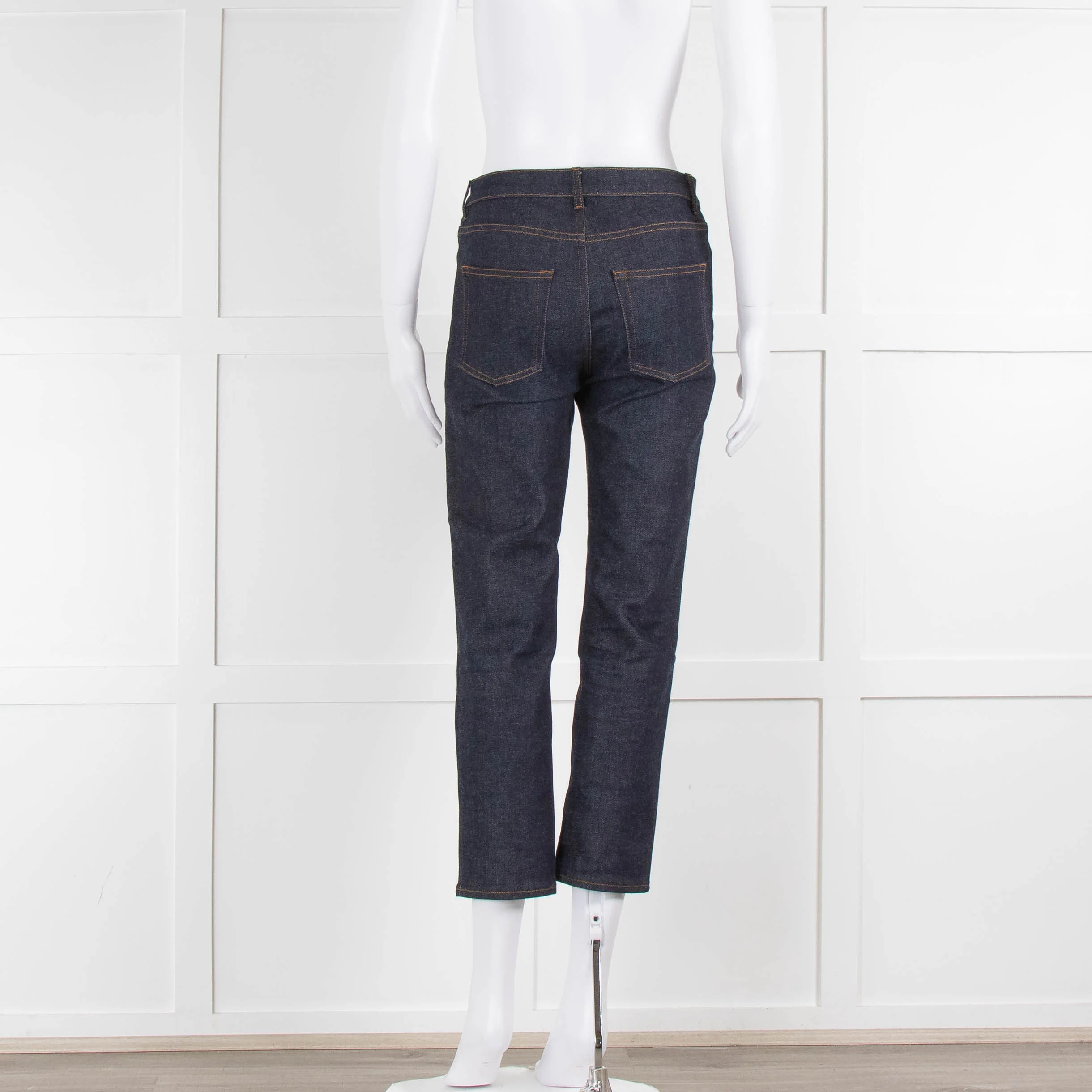 Acne Studios Dark Denim Straight Leg Jeans - Image 3