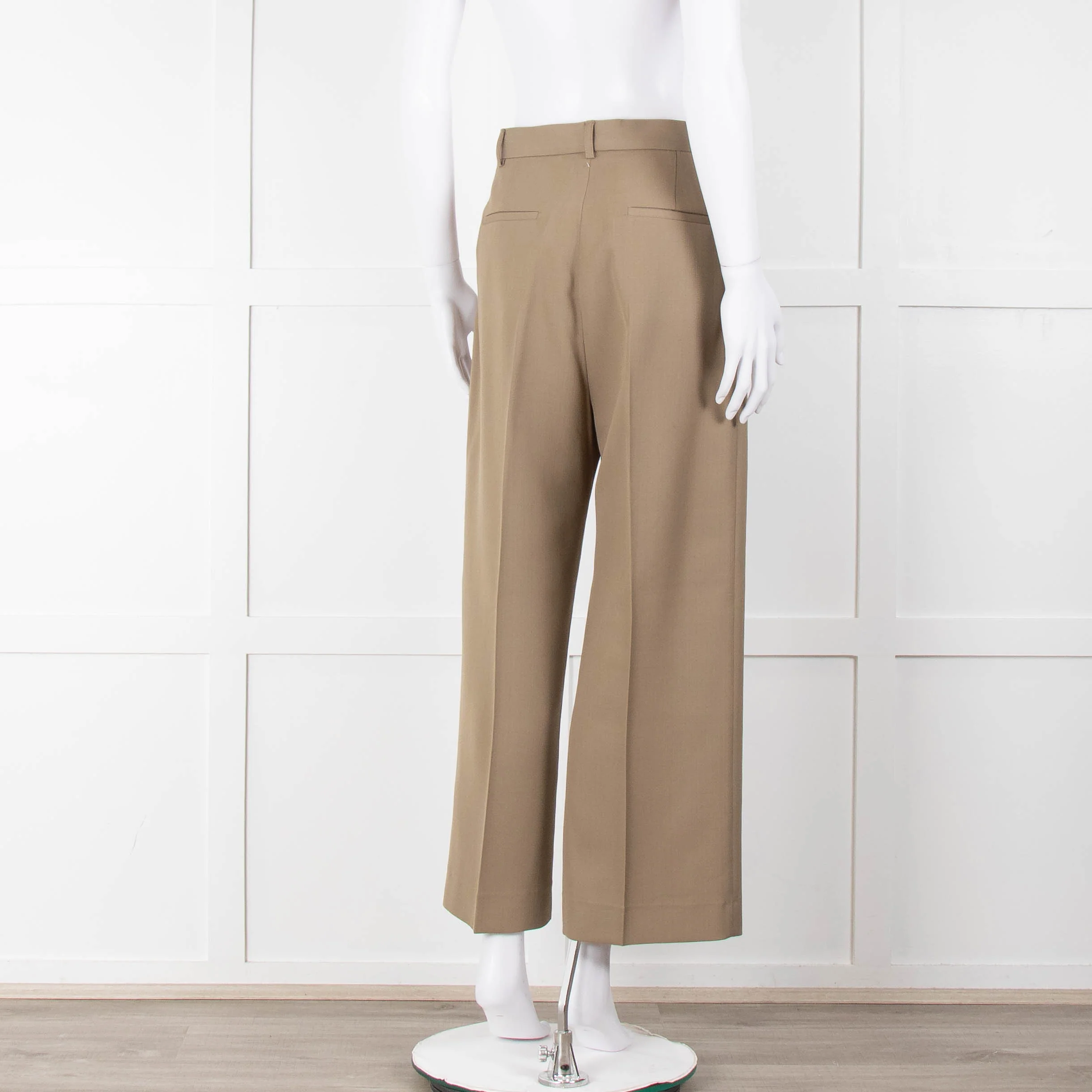 Acne Studios Khaki Suit Trousers - Image 5