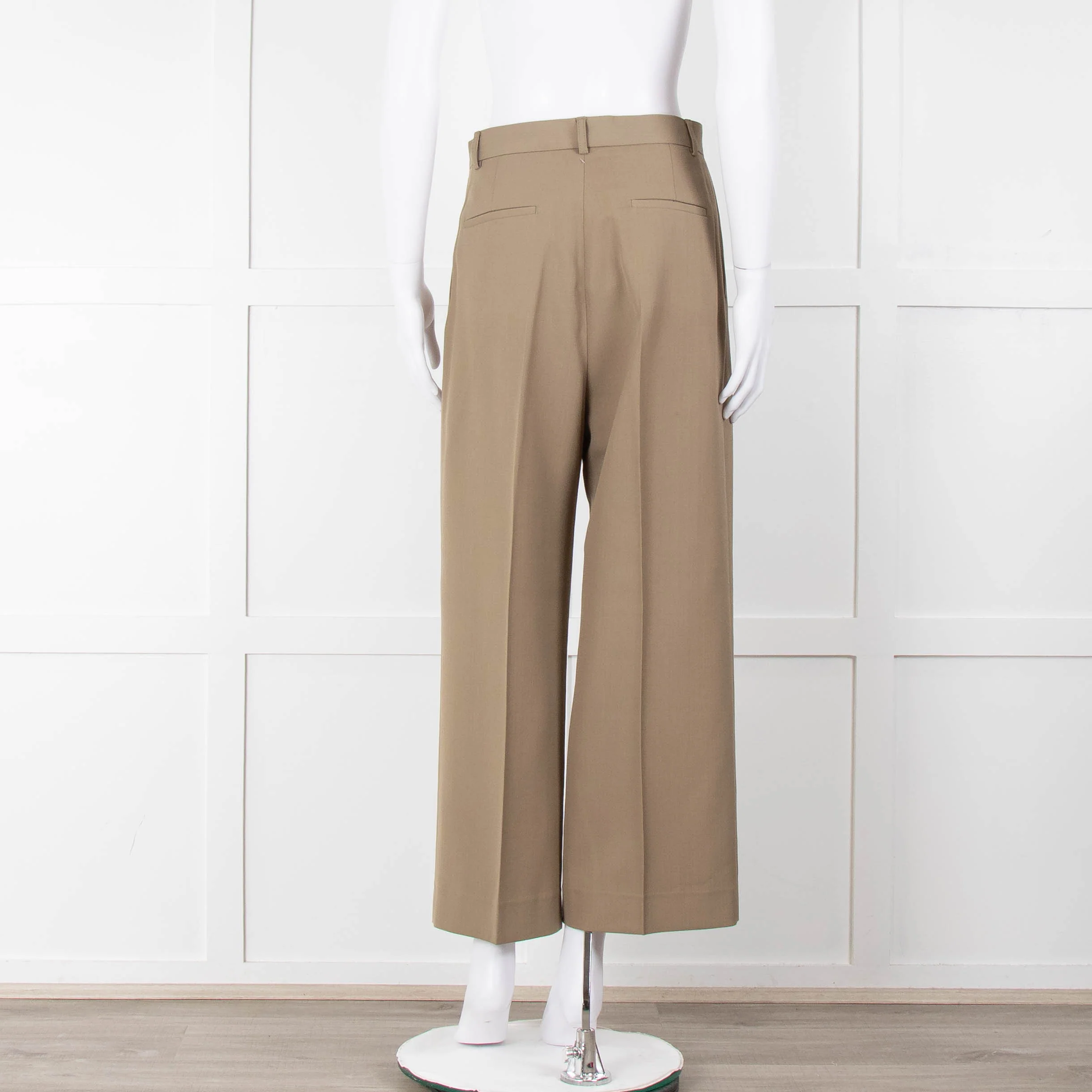 Acne Studios Khaki Suit Trousers - Image 6