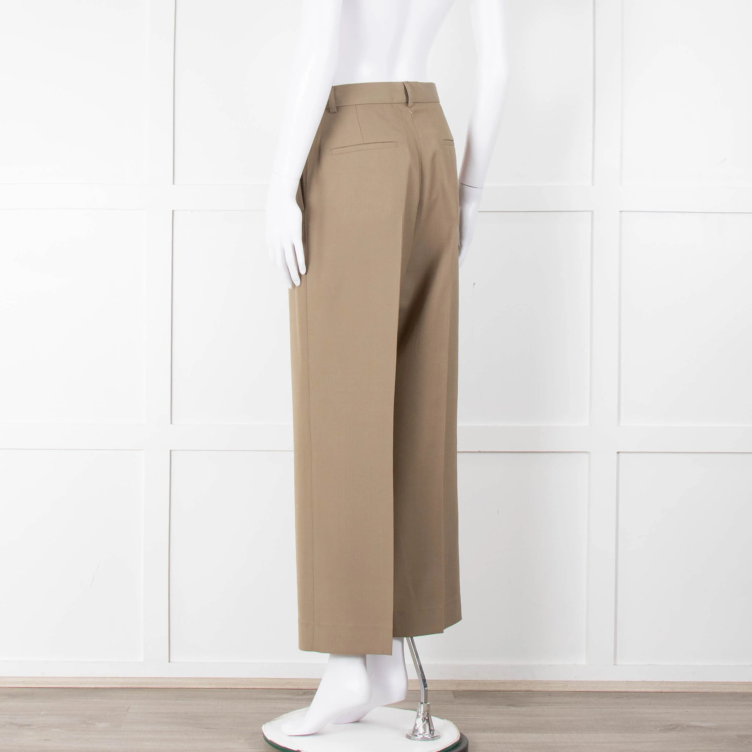 Acne Studios Khaki Suit Trousers - Image 7