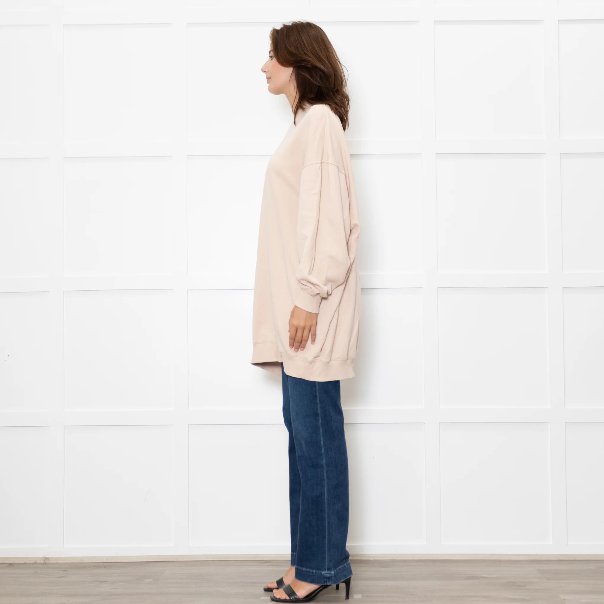 Acne Studios Pale Dusky Pink Oversized Sweatshirt - Image 4
