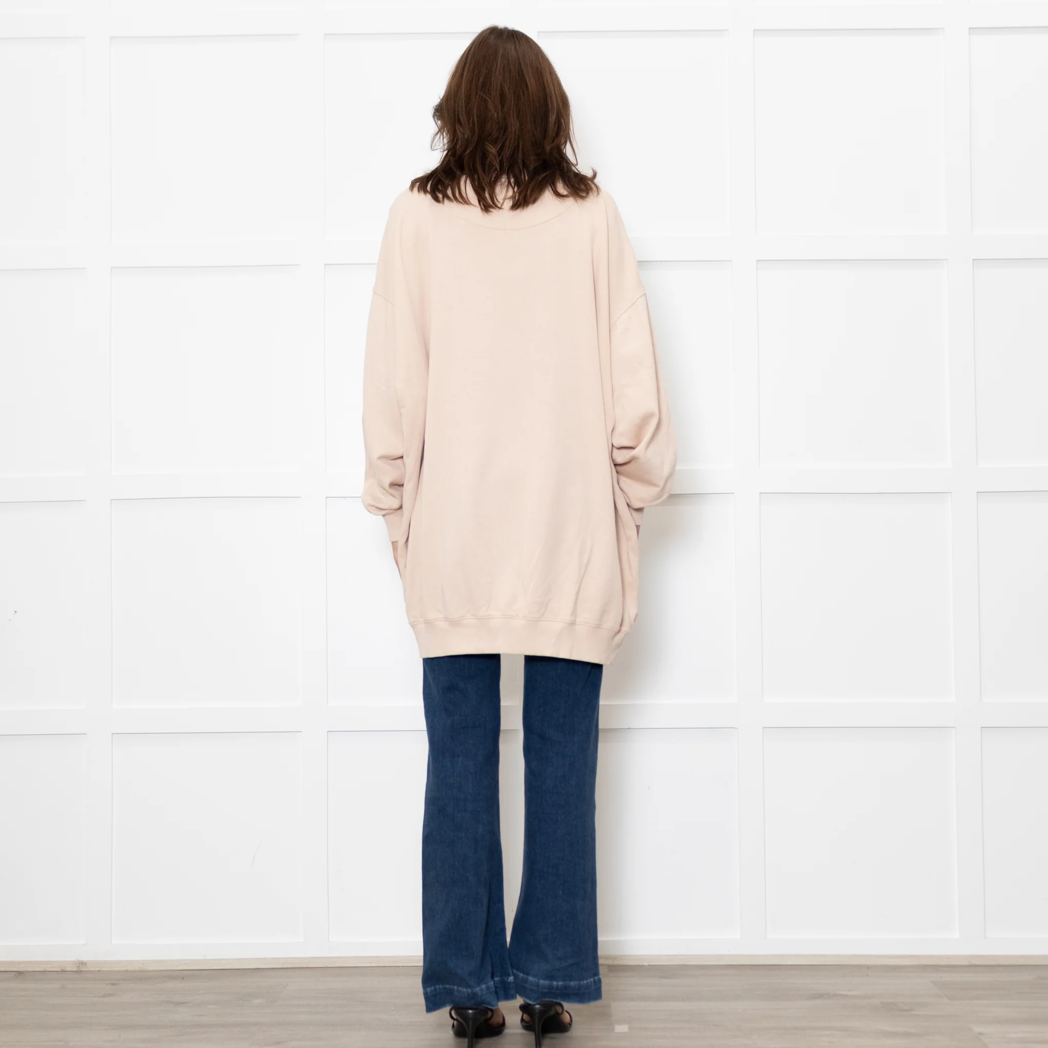Acne Studios Pale Dusky Pink Oversized Sweatshirt - Image 5