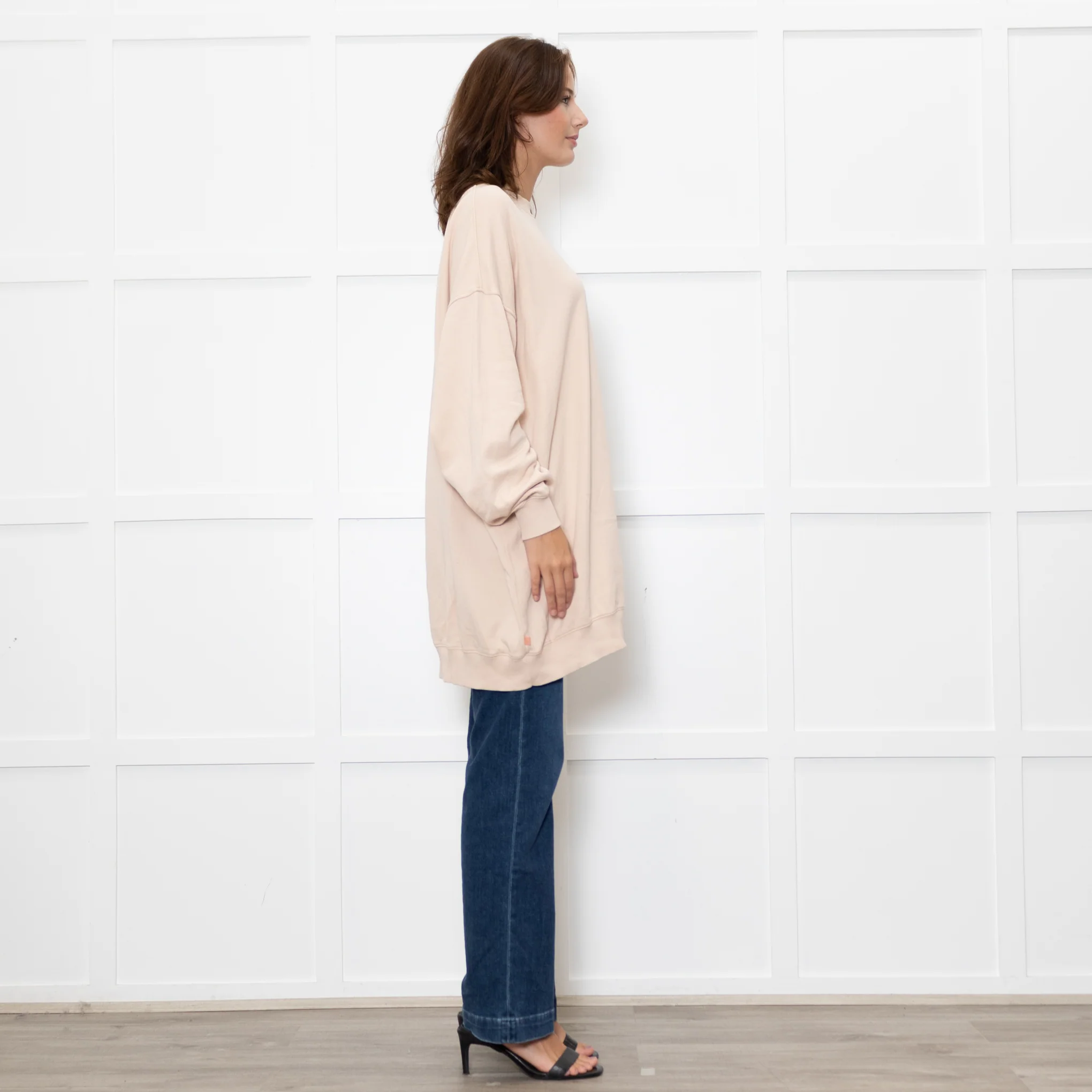 Acne Studios Pale Dusky Pink Oversized Sweatshirt - Image 6