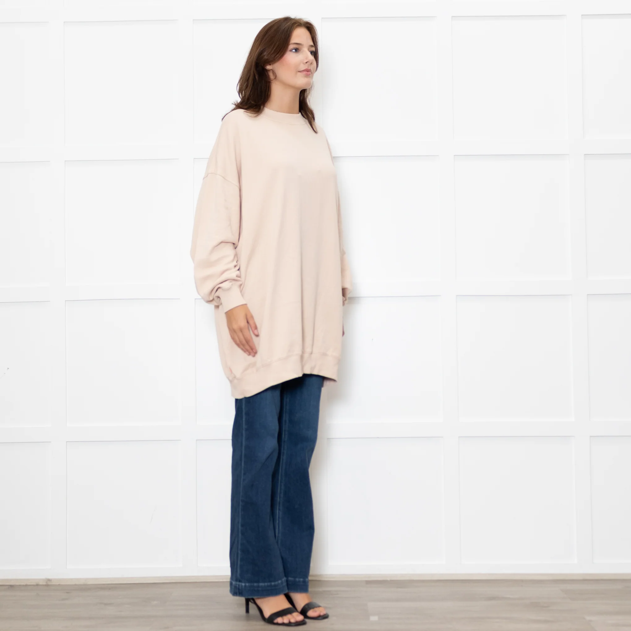 Acne Studios Pale Dusky Pink Oversized Sweatshirt - Image 7