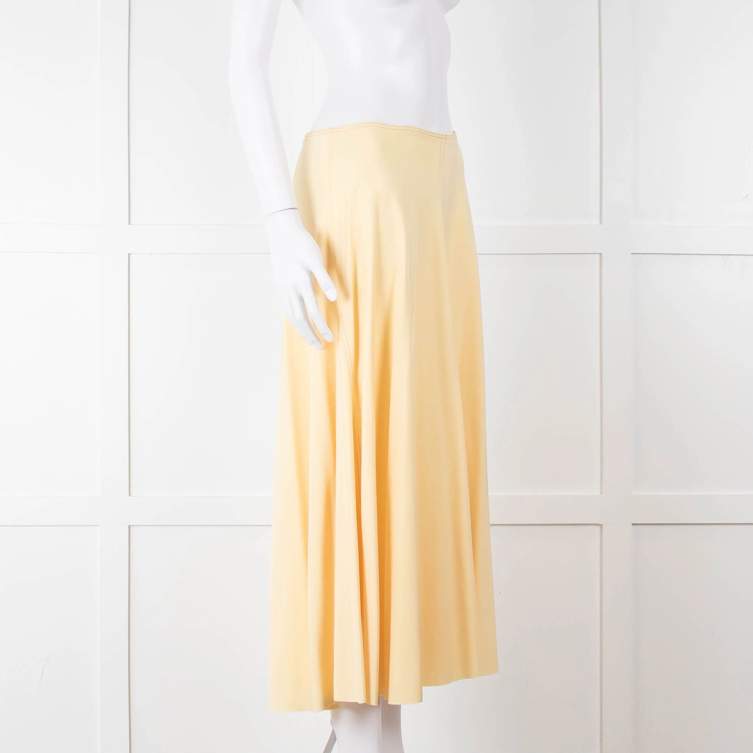 Acne Studios Pale Yellow Skirt - Image 2
