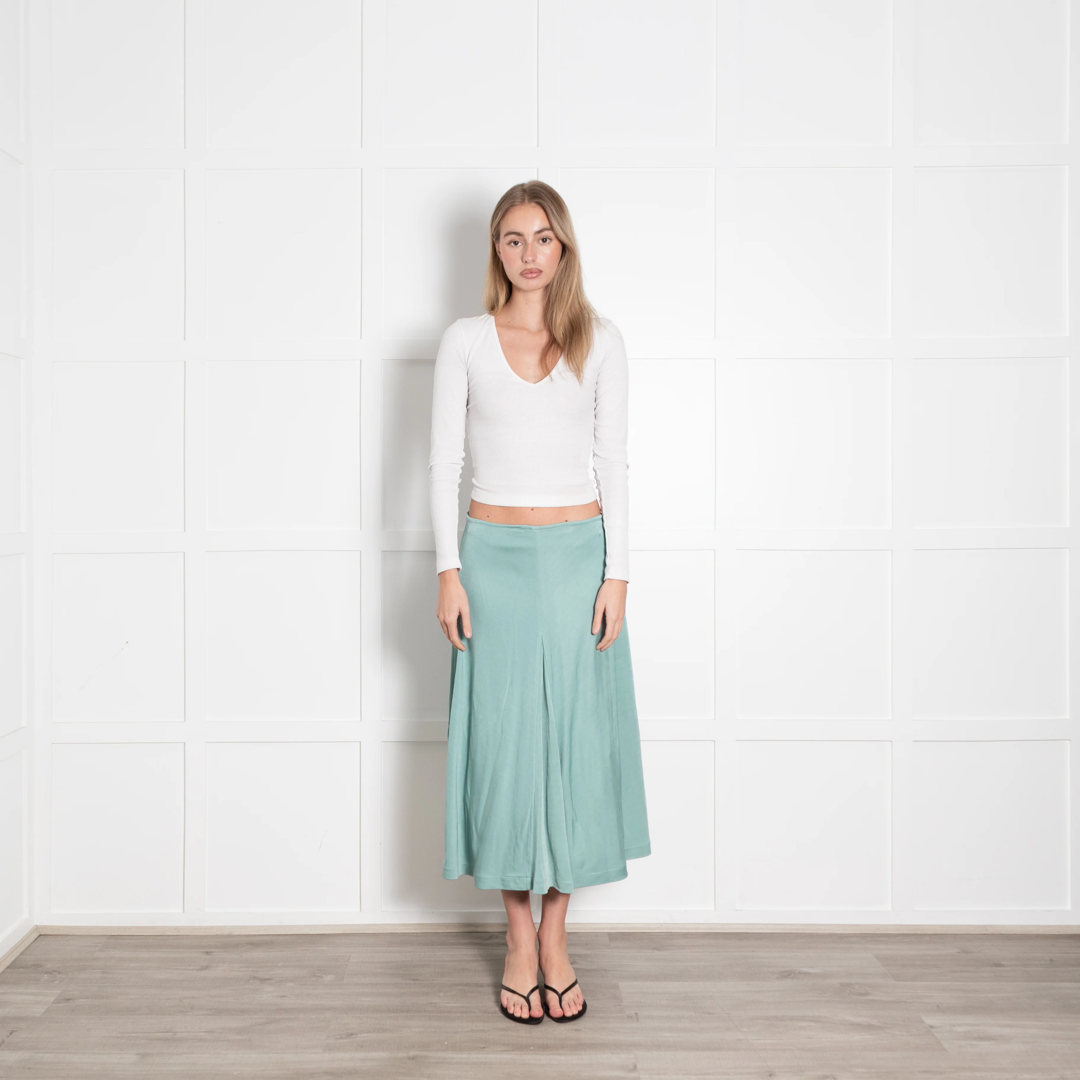 Acne Studios Sage Green Skirt