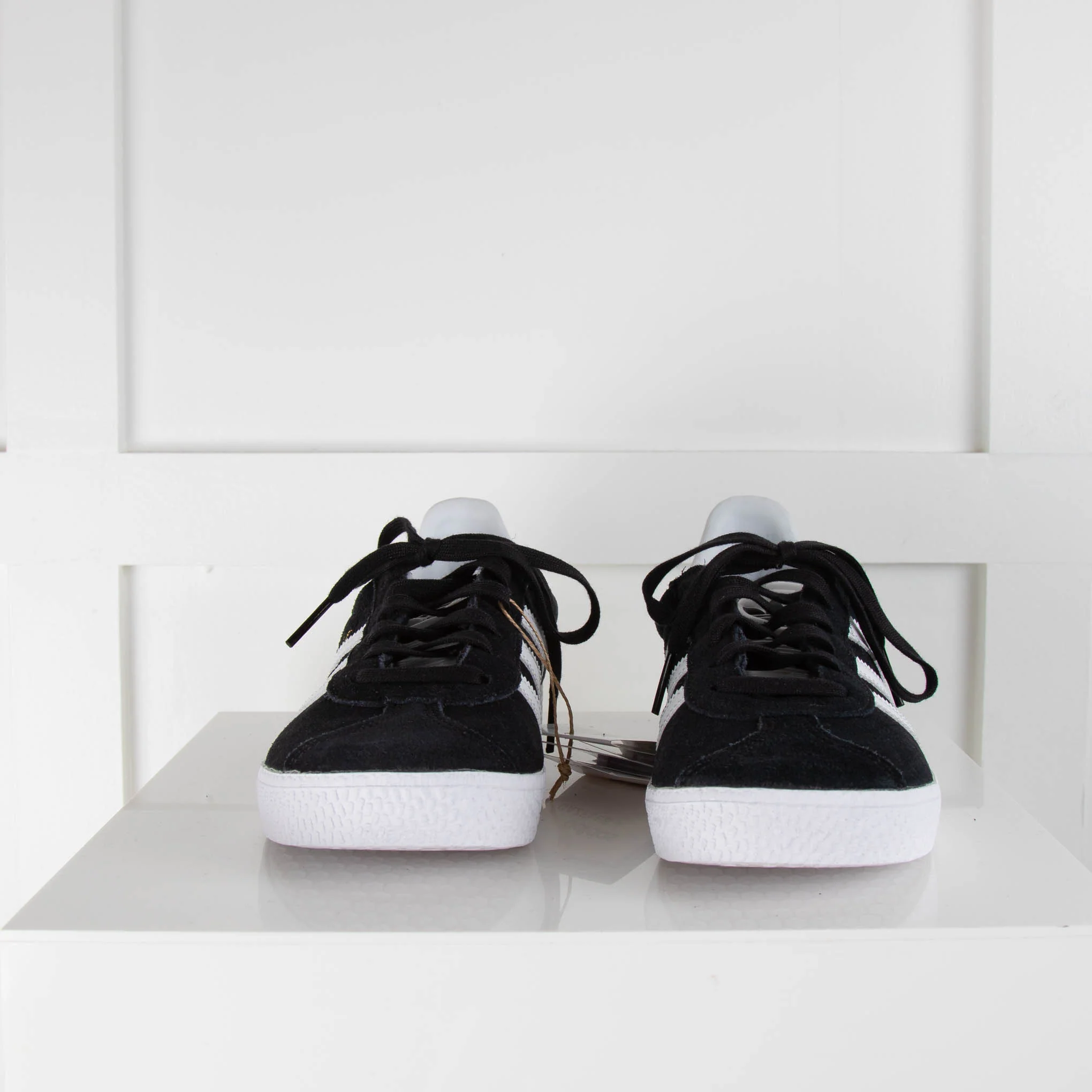 Adidas Black and White Ortholite Gazelle Trainers - Image 3