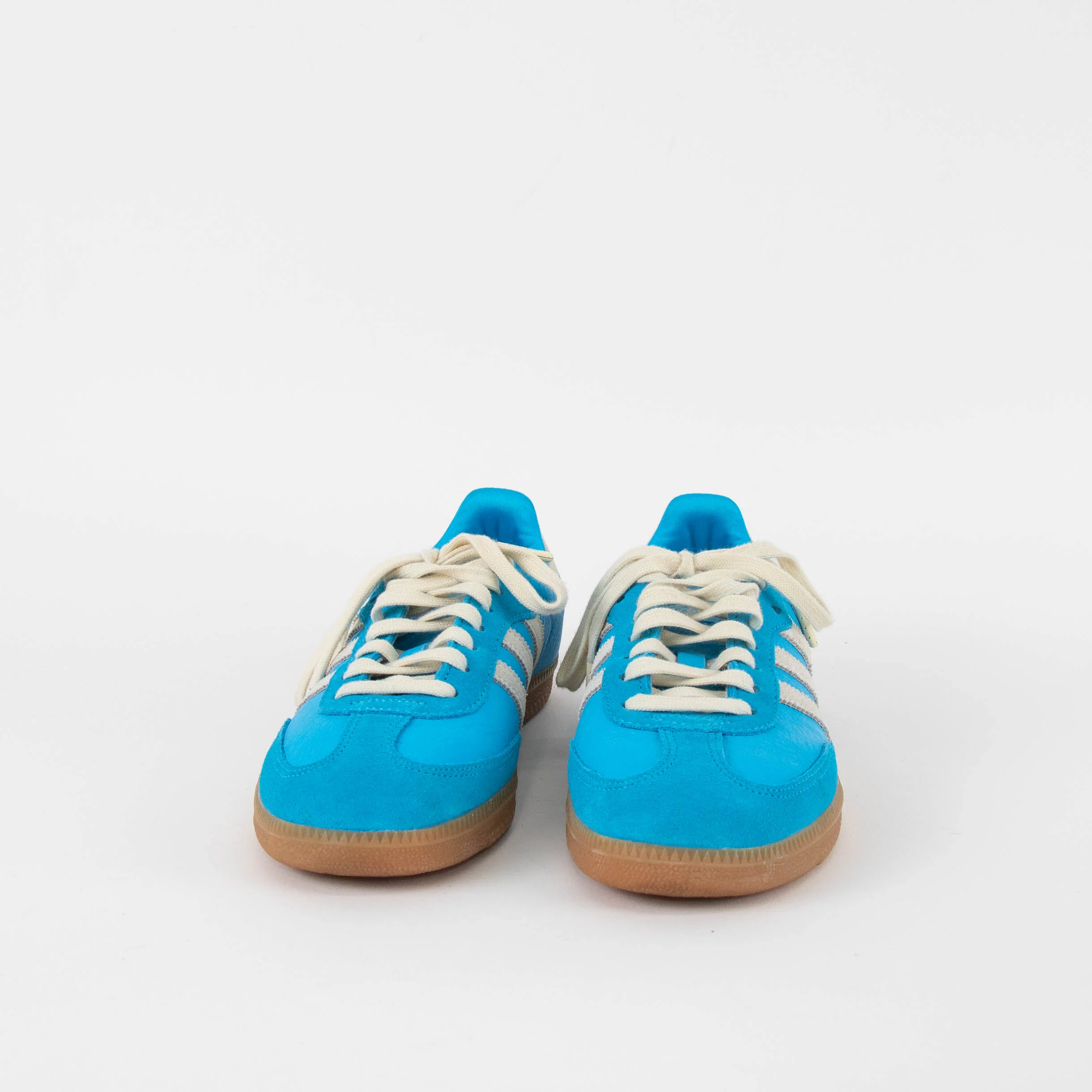 Adidas Blue White OG Samba Trainers - Image 3