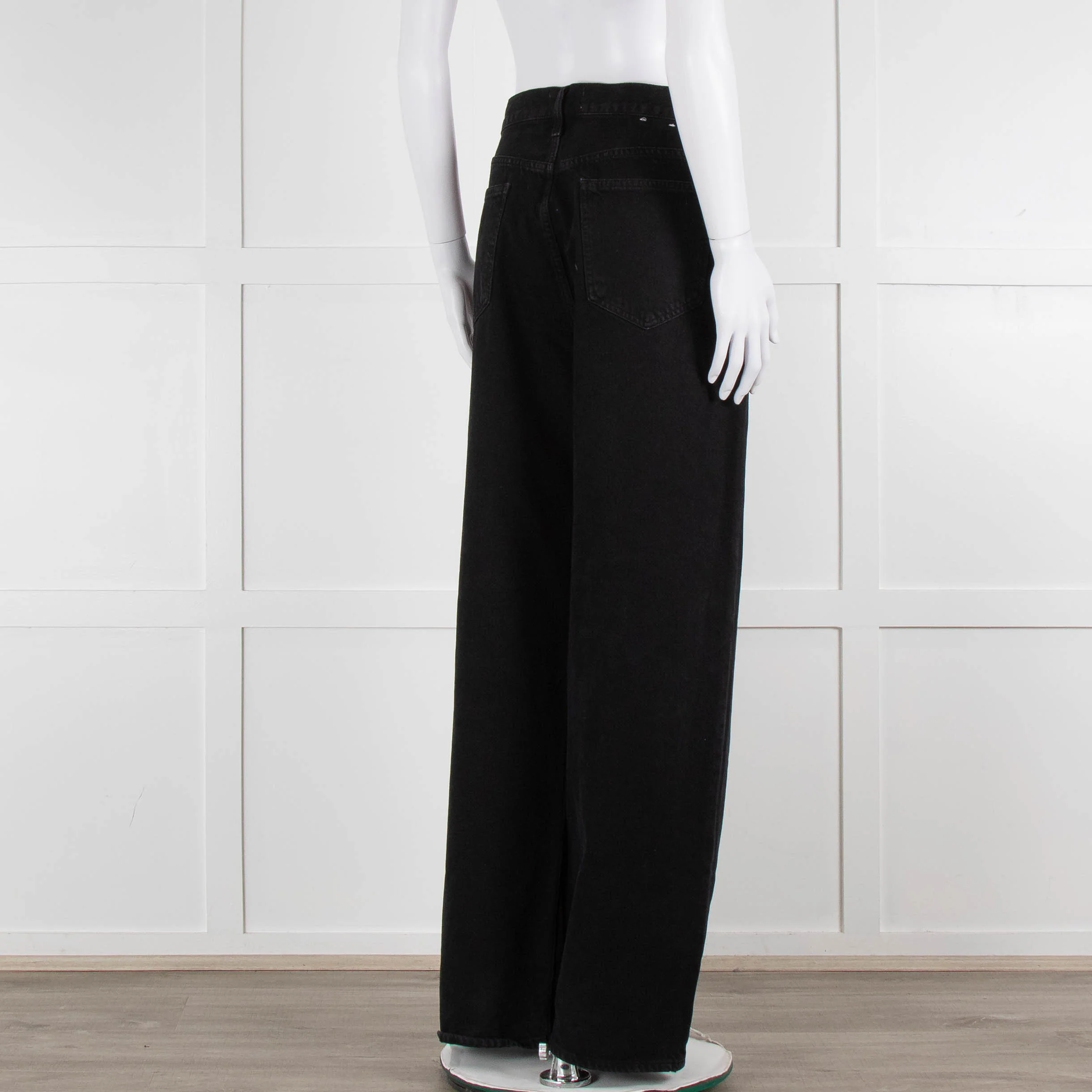 Agolde Black Wide Jeans - Image 4