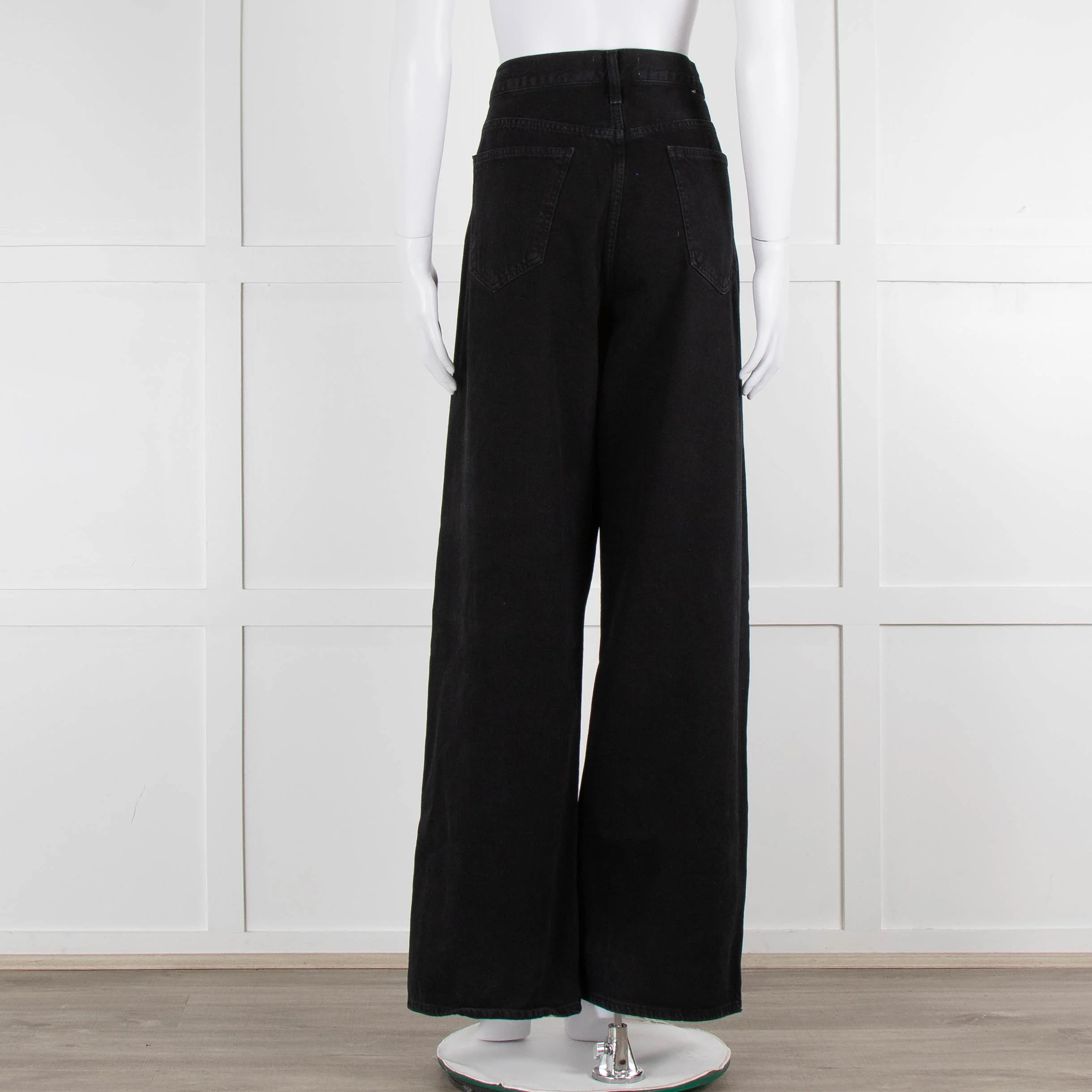 Agolde Black Wide Jeans - Image 5