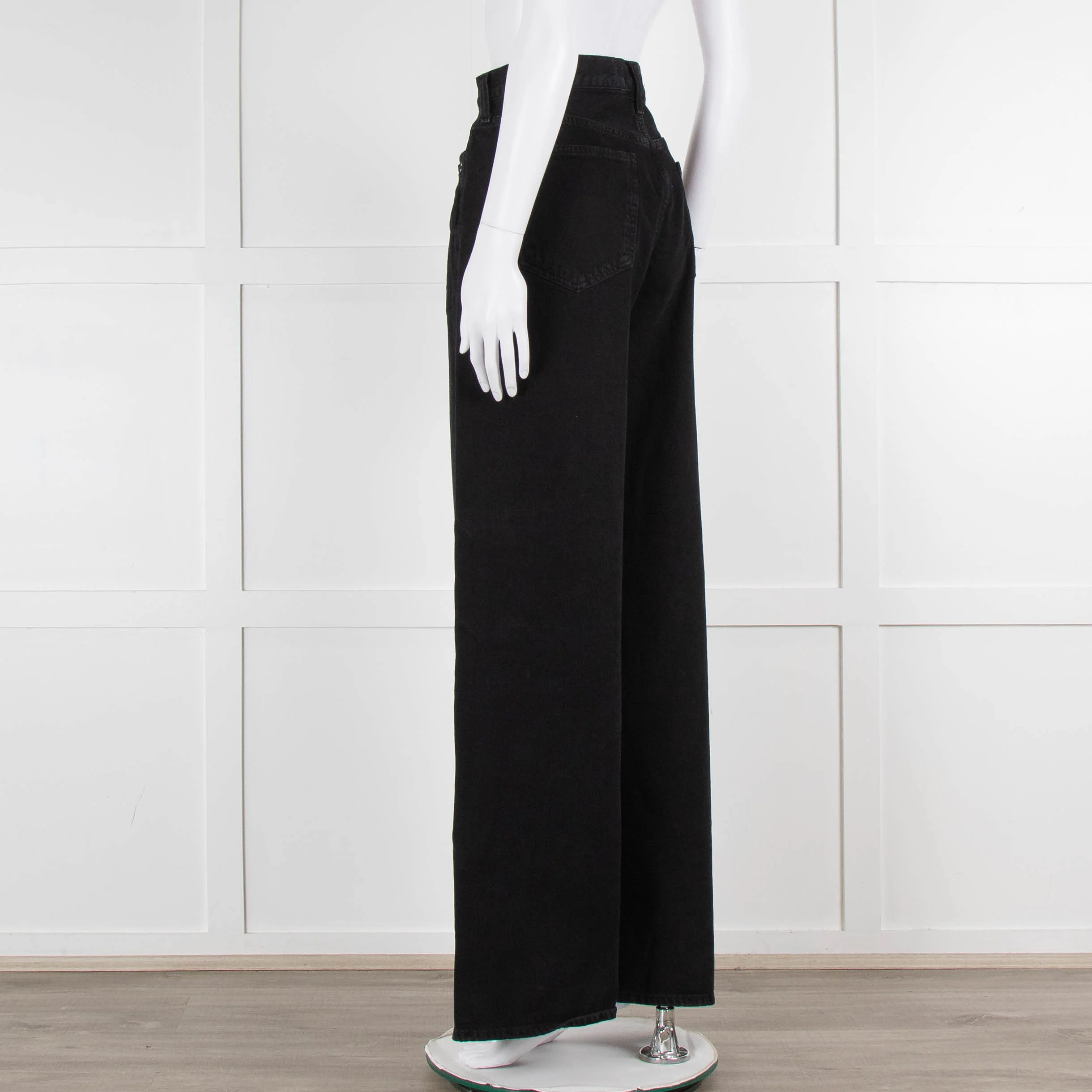 Agolde Black Wide Jeans - Image 6