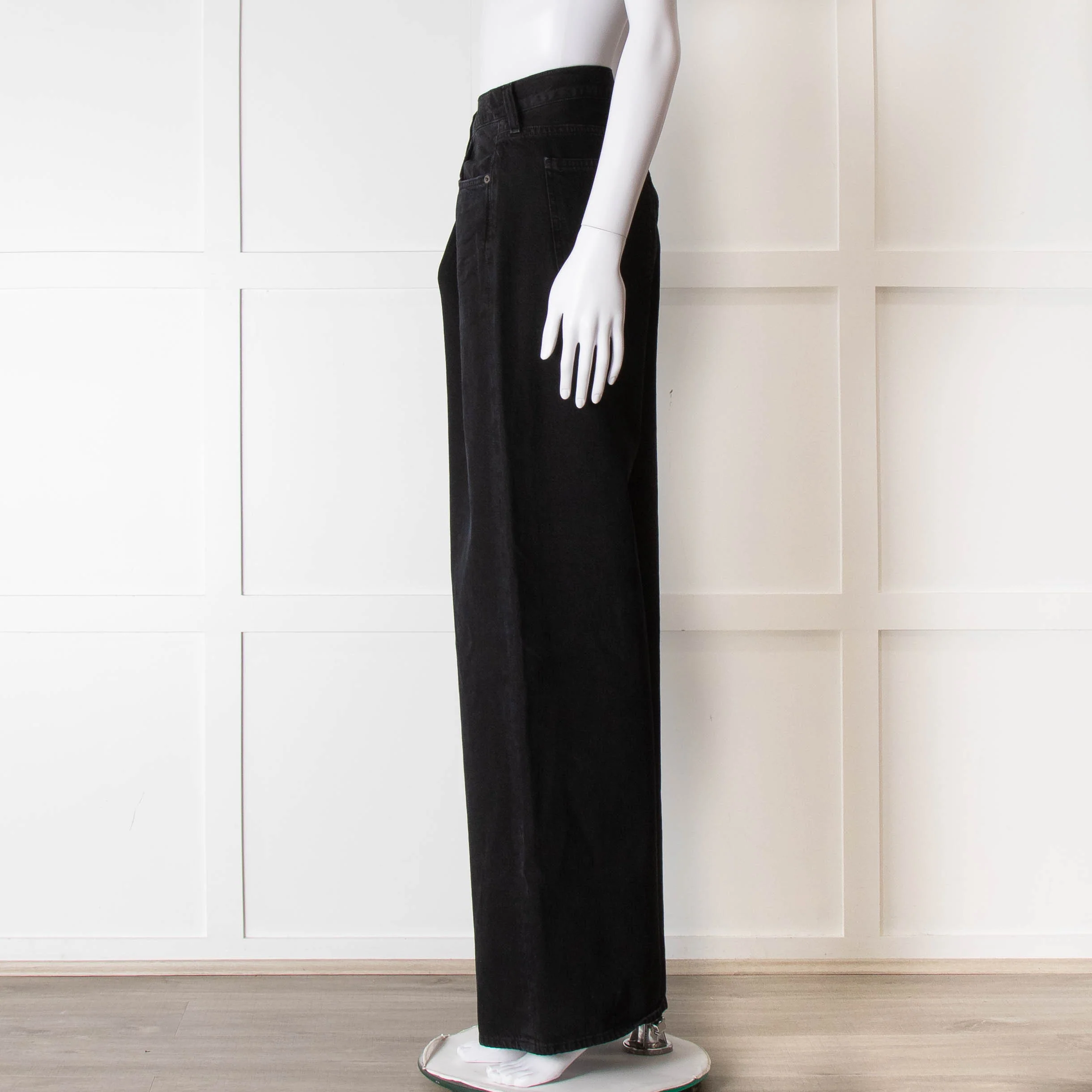 Agolde Black Wide Jeans - Image 7