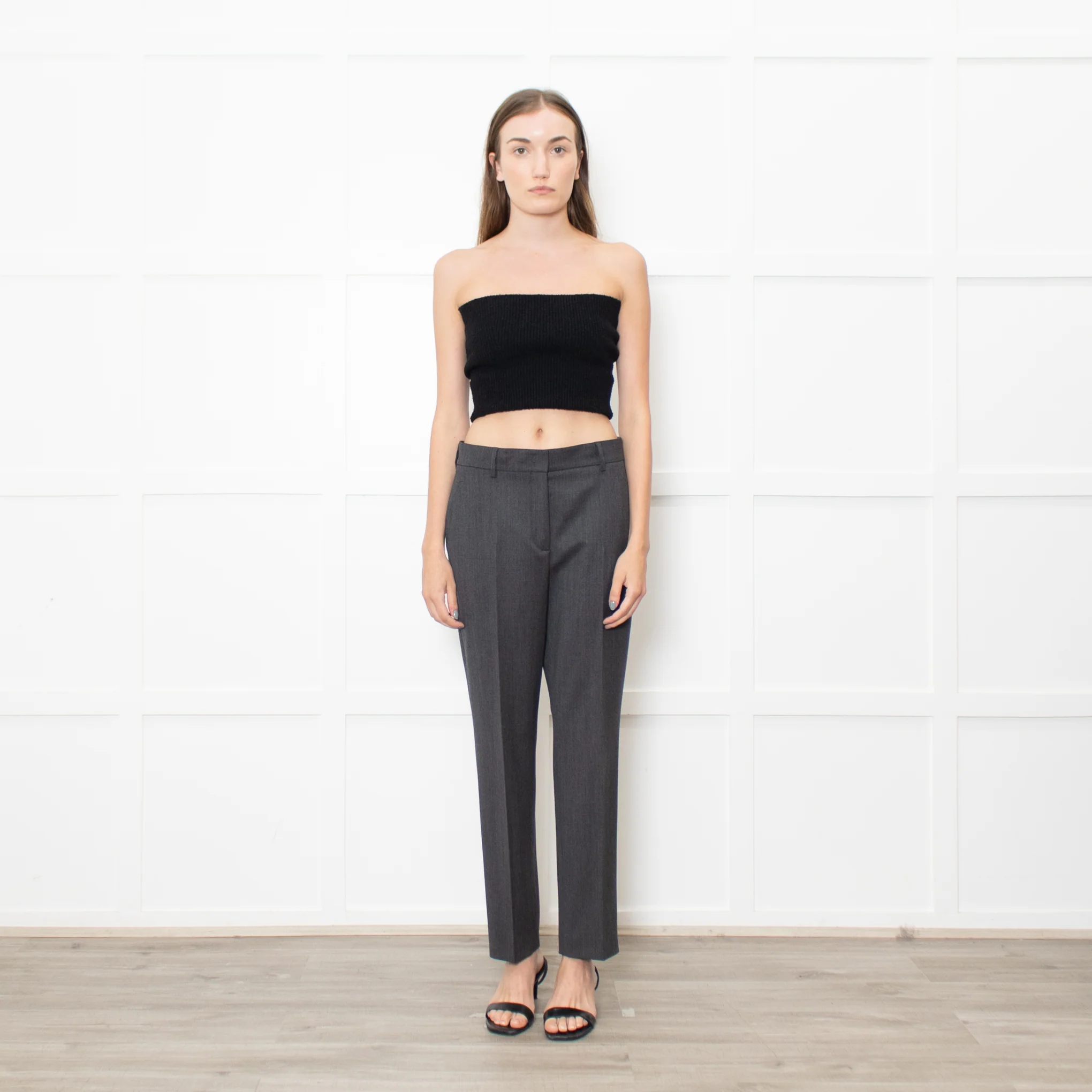 Akris Grey Wool Trousers