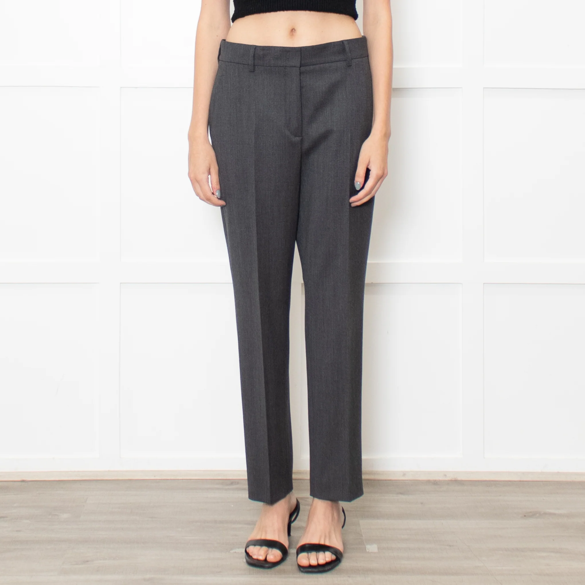 Akris Grey Wool Trousers - Image 2