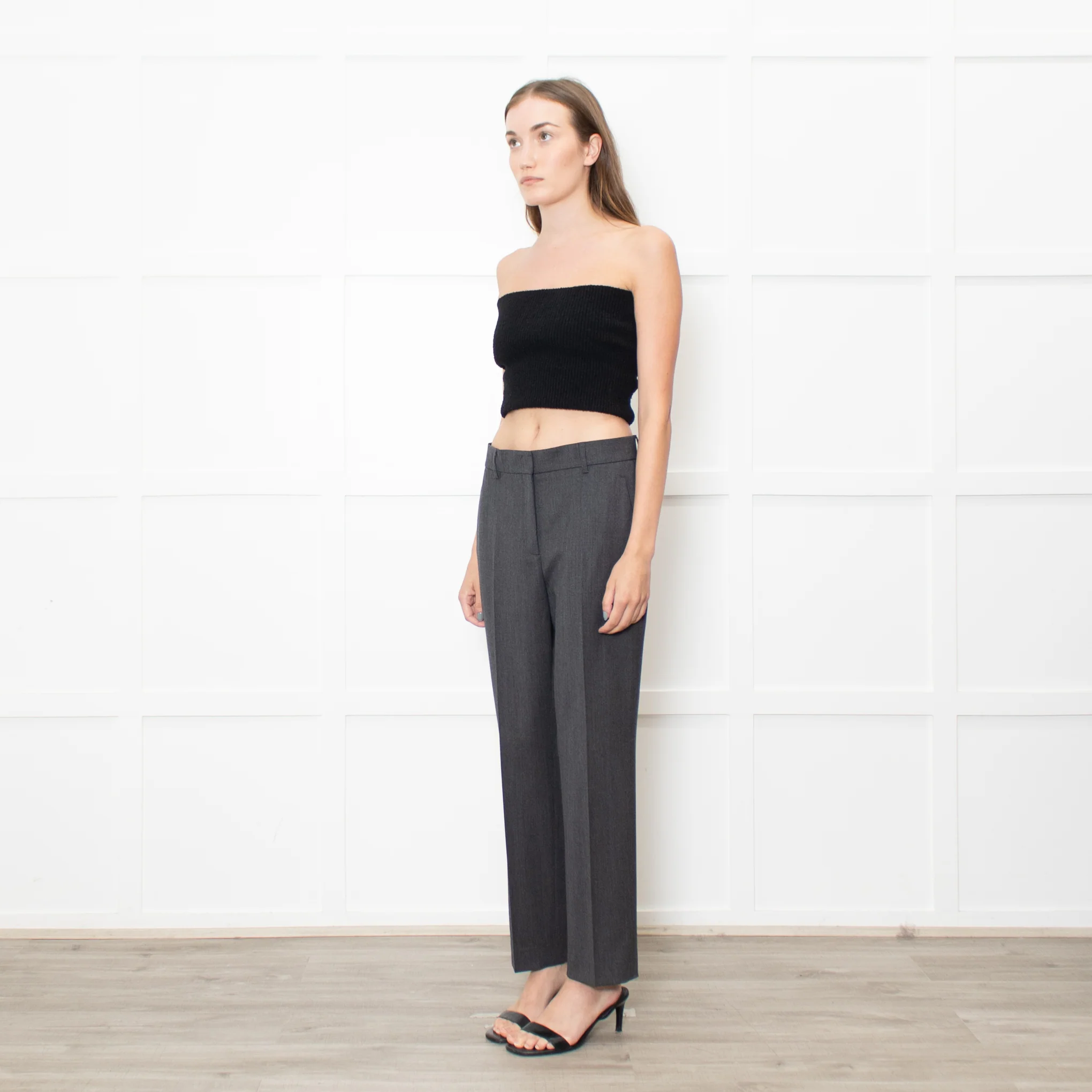 Akris Grey Wool Trousers - Image 3