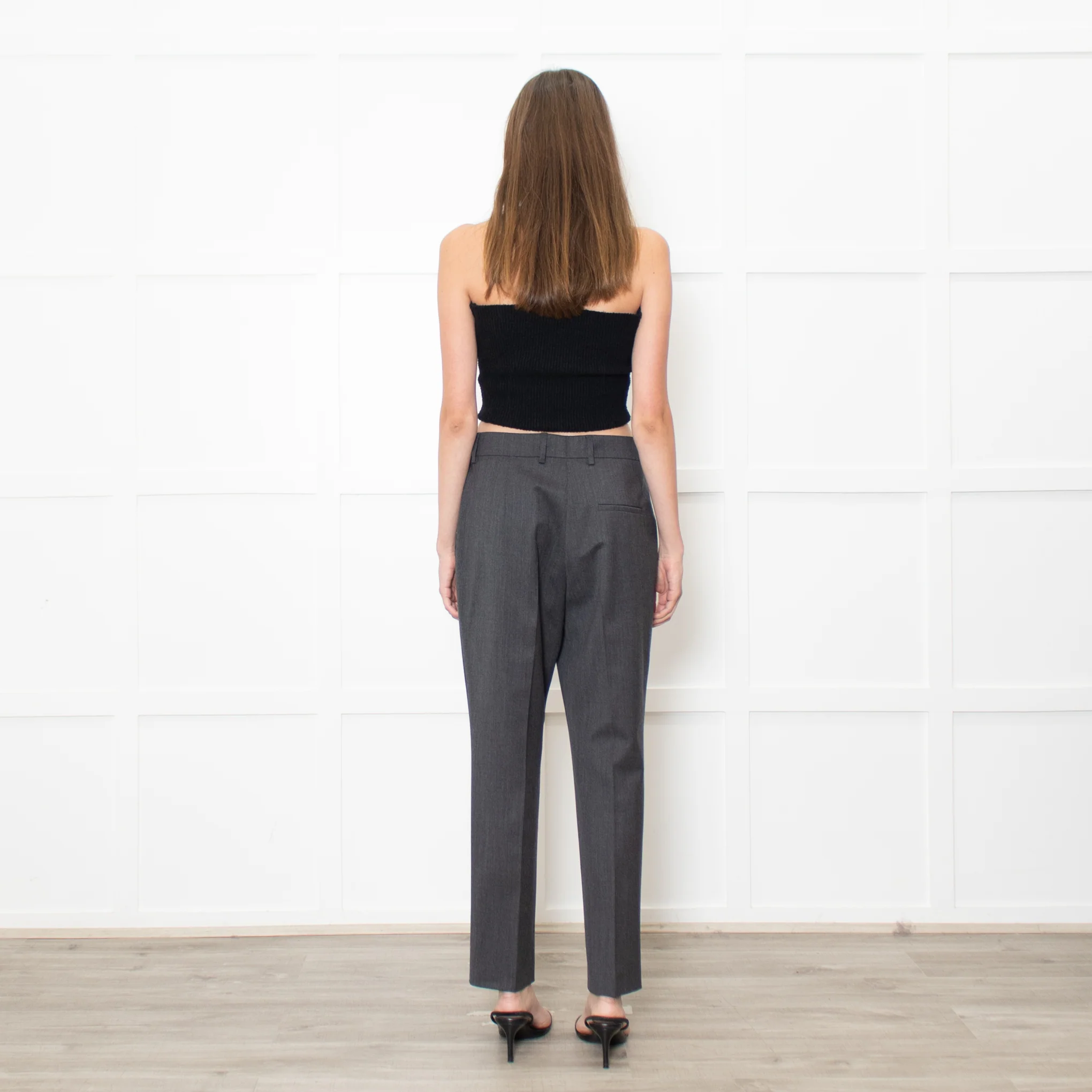 Akris Grey Wool Trousers - Image 5