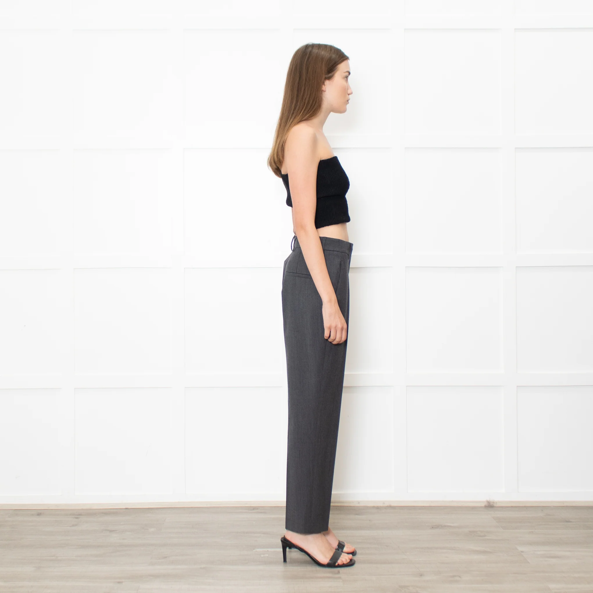 Akris Grey Wool Trousers - Image 6