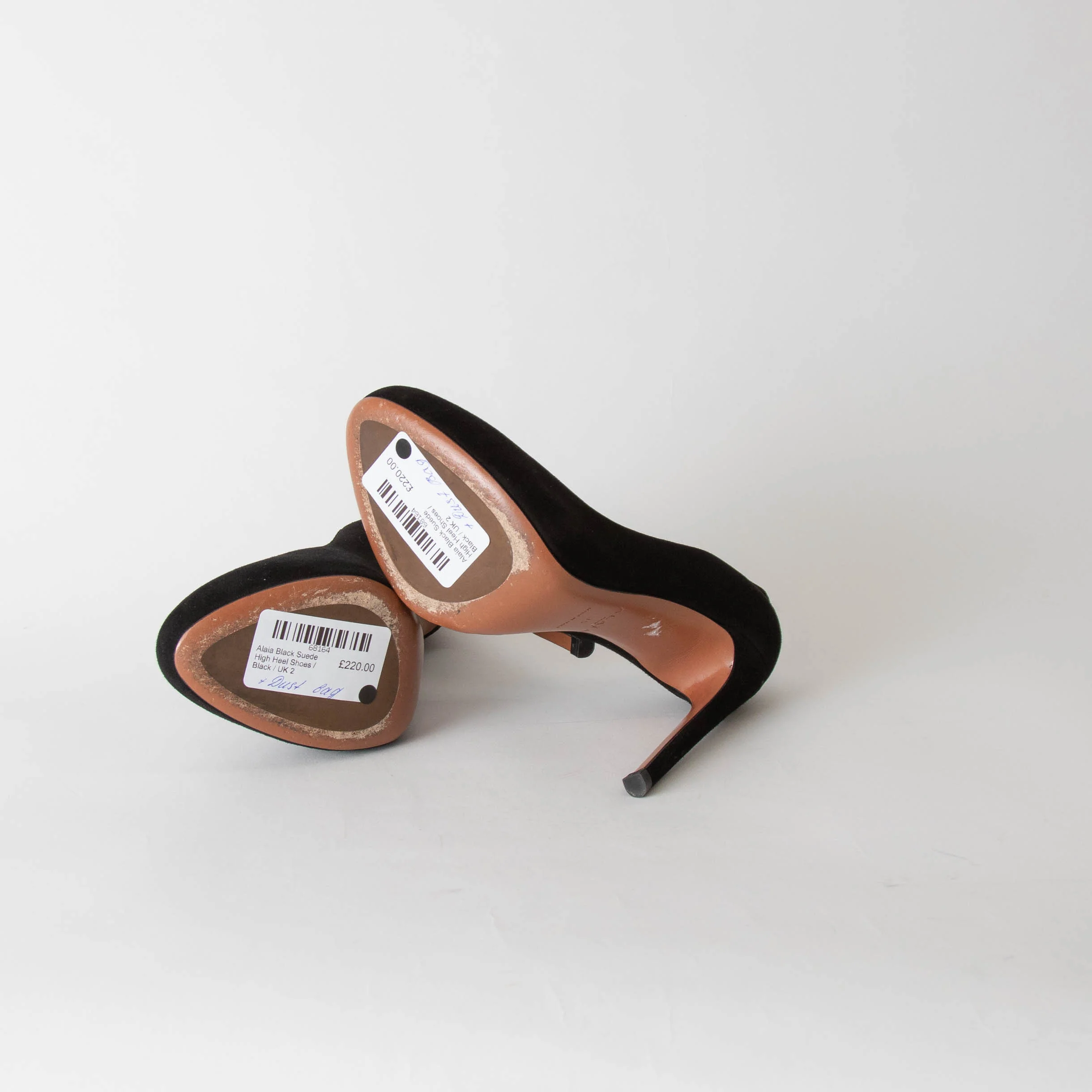 Alaia Black Suede High Heel Shoes - Image 6