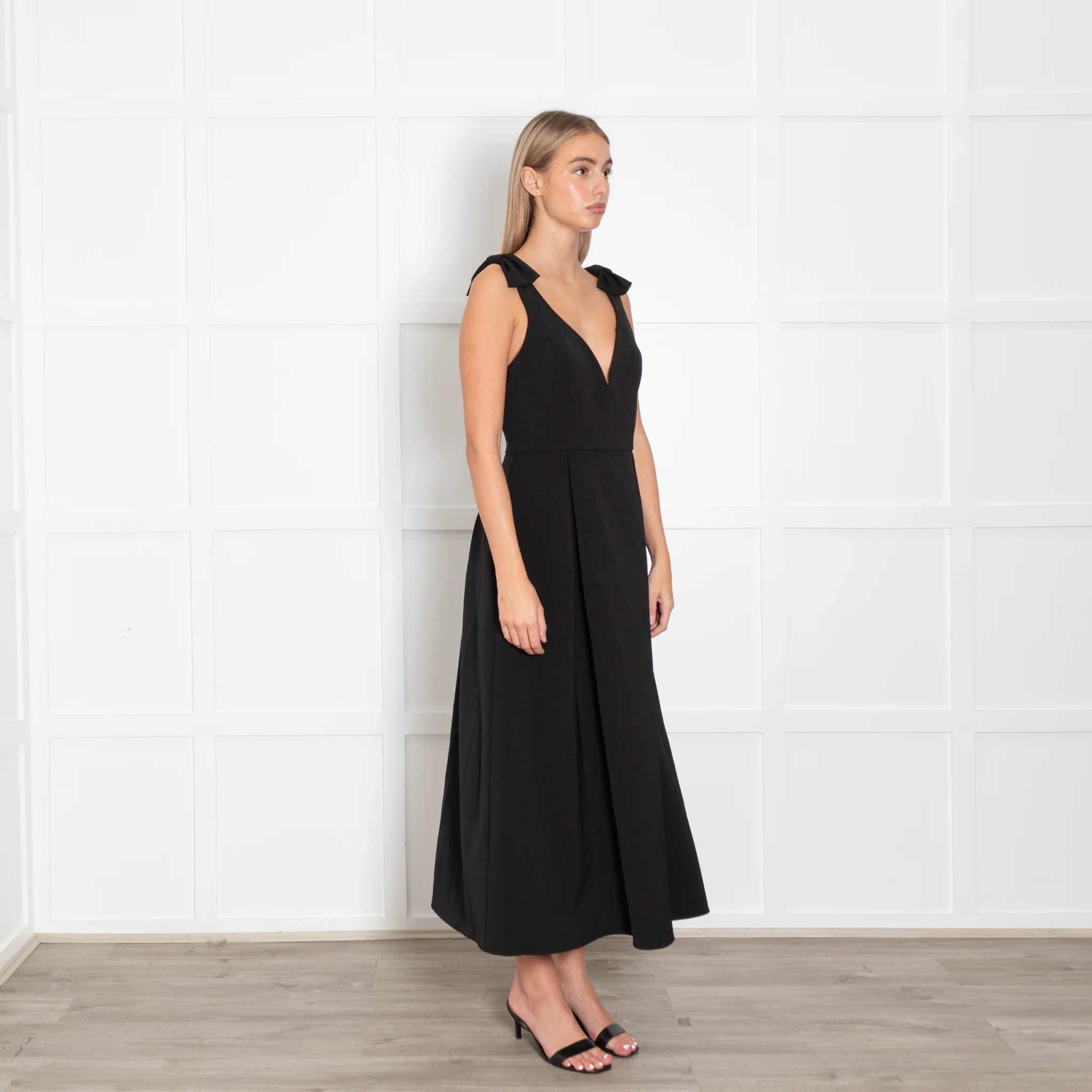 ALB Bowie Dress with Bow Shoulders - Image 7