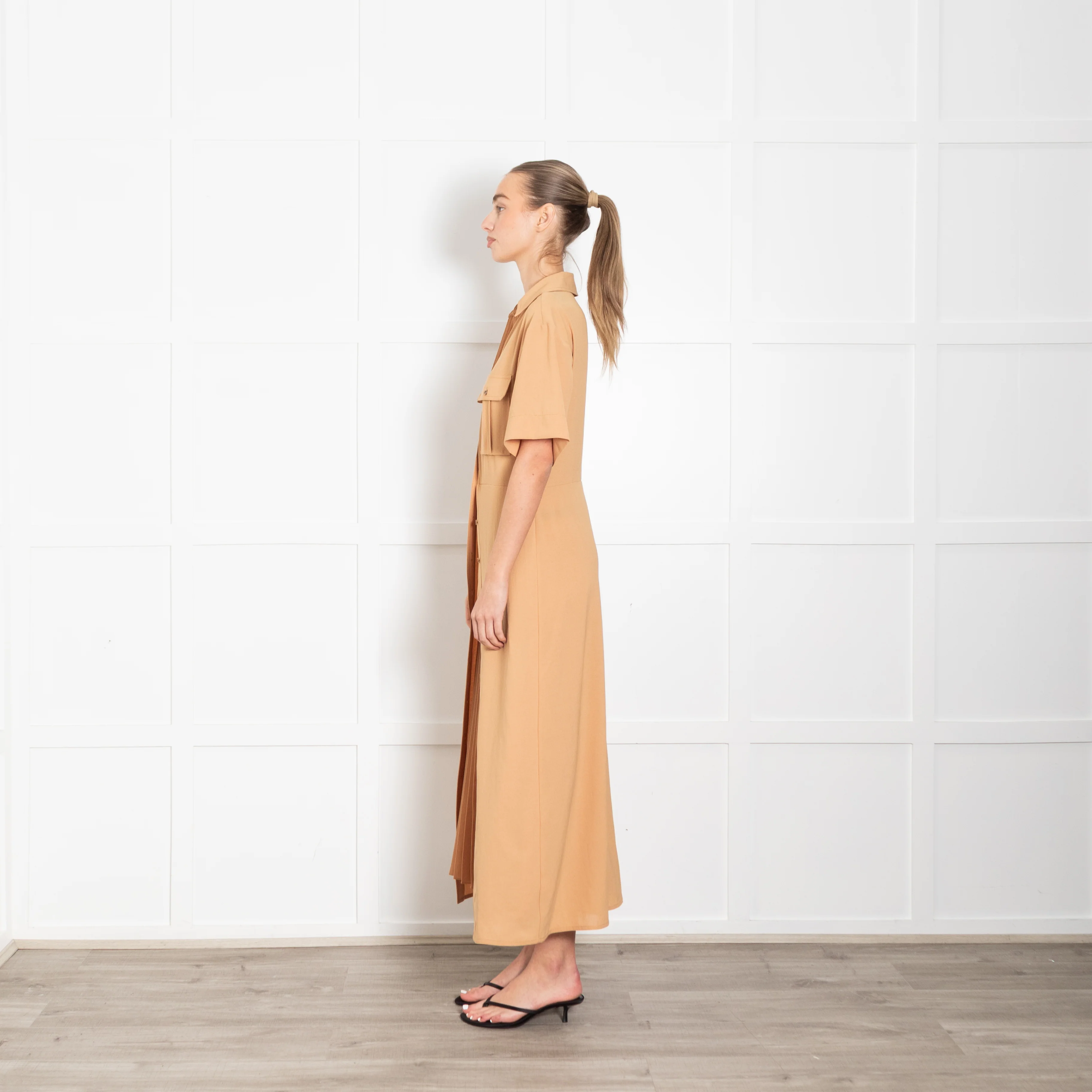 A.L.C Florence Dress in Raffia - Image 4