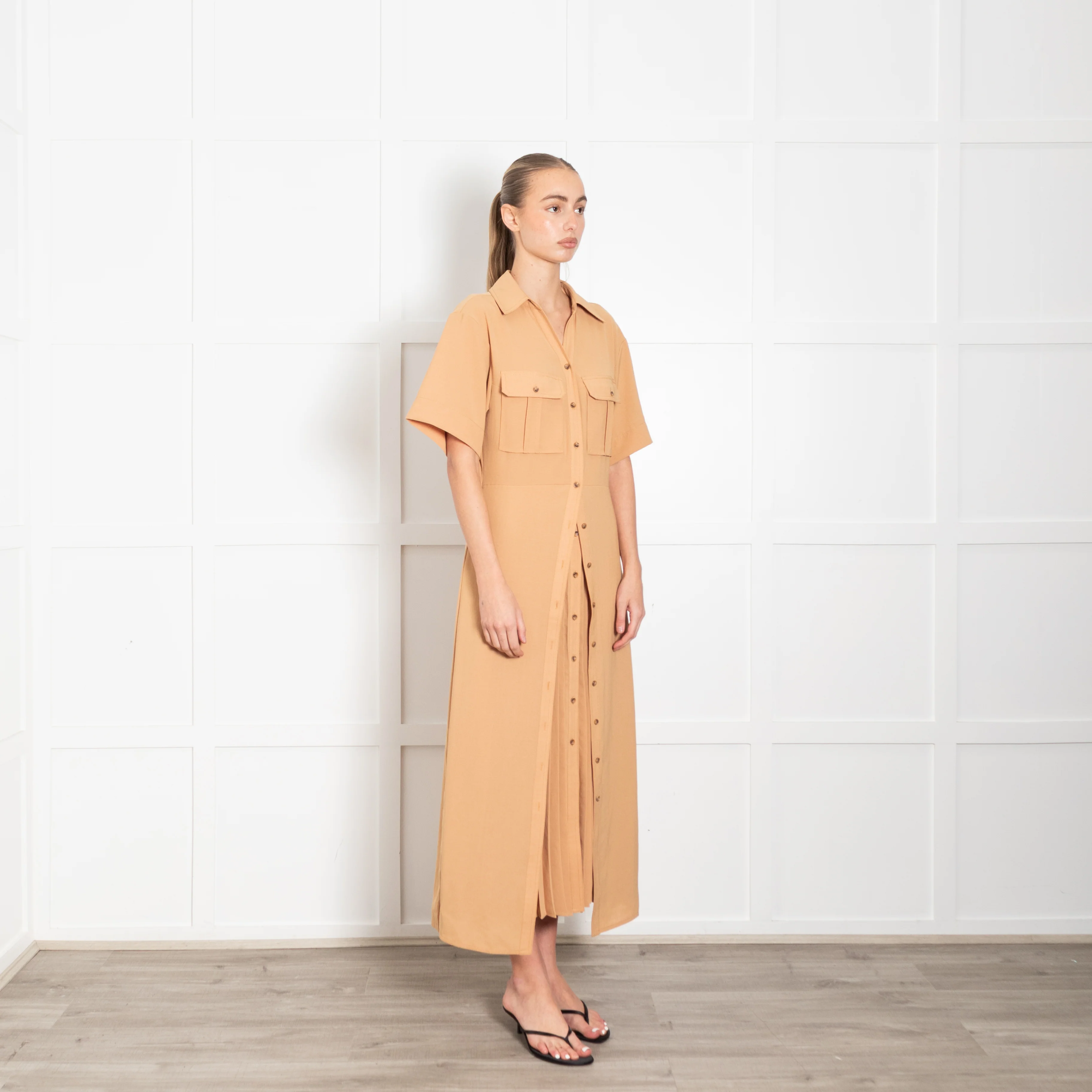 A.L.C Florence Dress in Raffia - Image 7