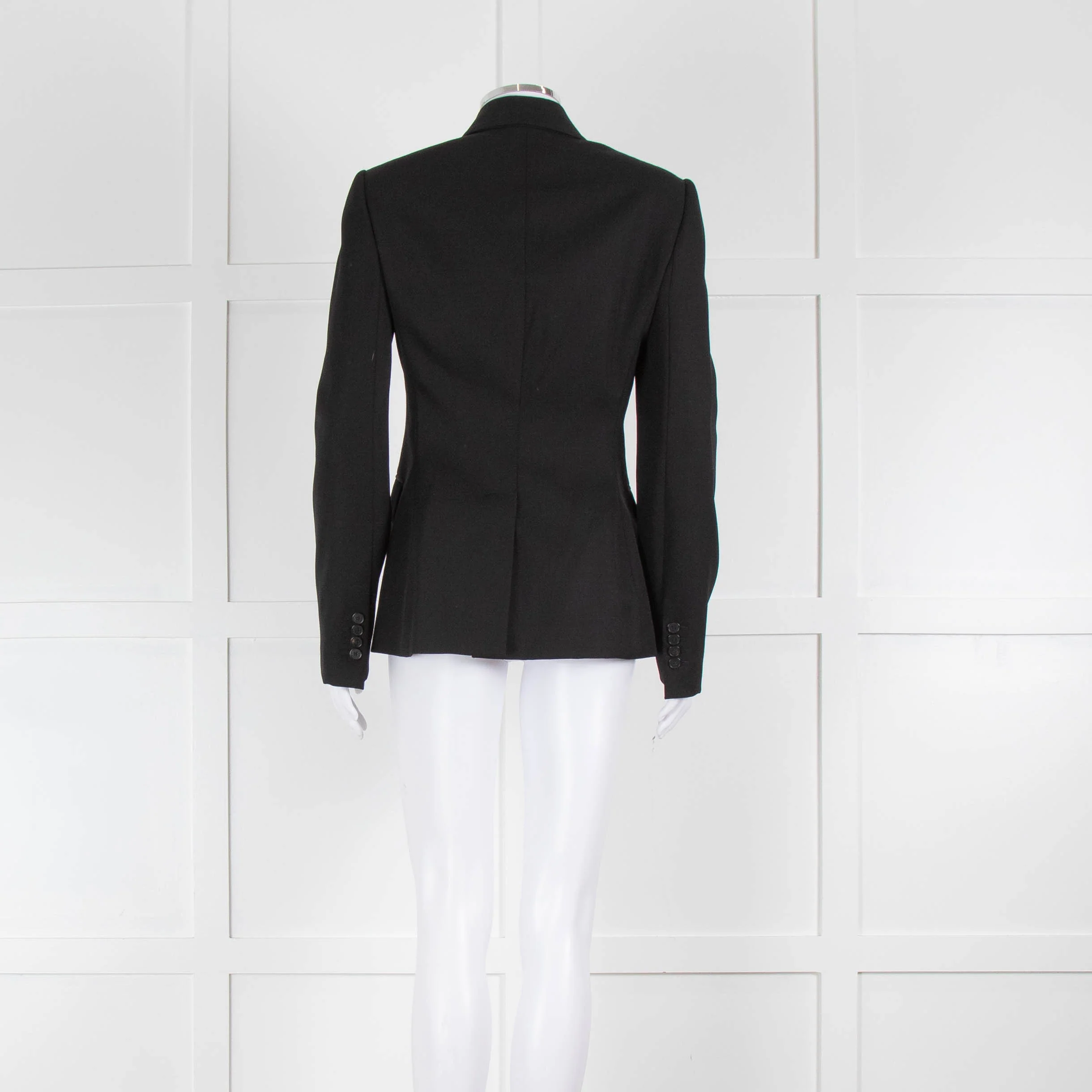 Alexander McQueen Black Blazer with Embellished Star Detailing - Image 3