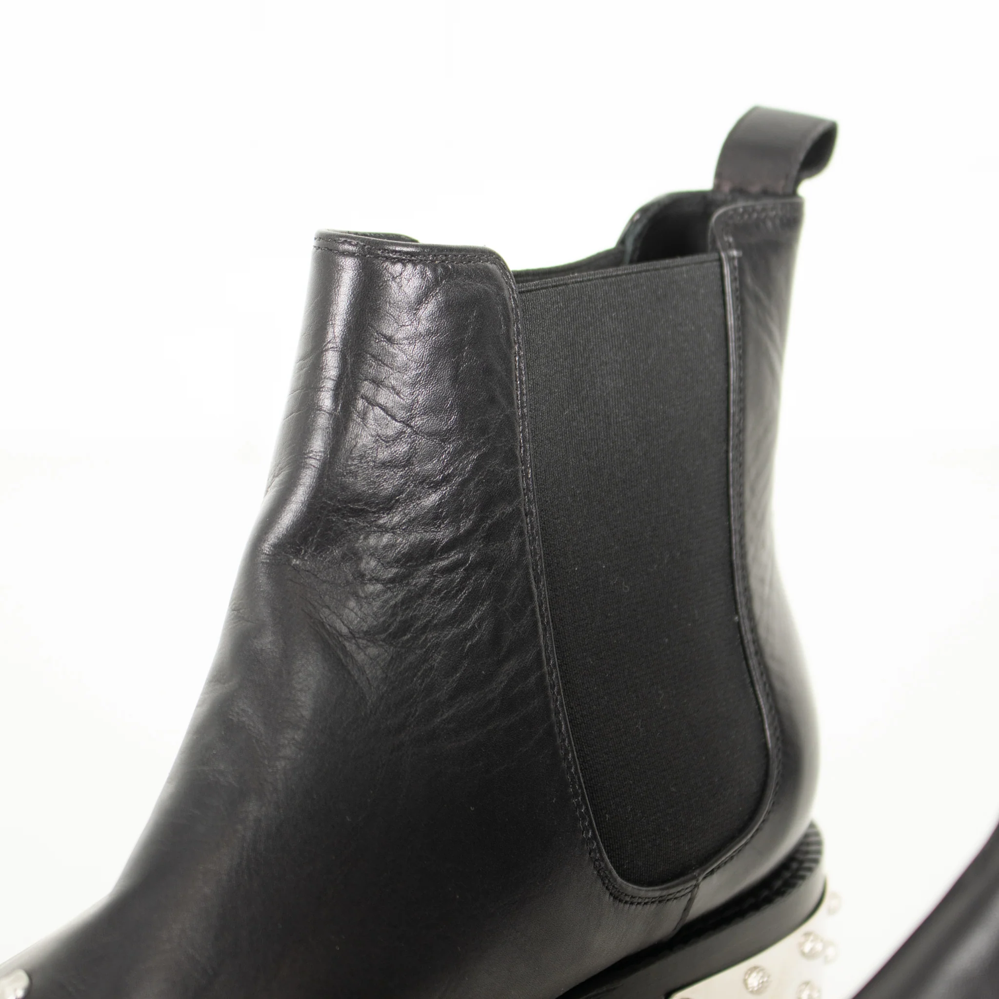 Alexander McQueen Black Goya Studded Chelsea Boots - Image 11
