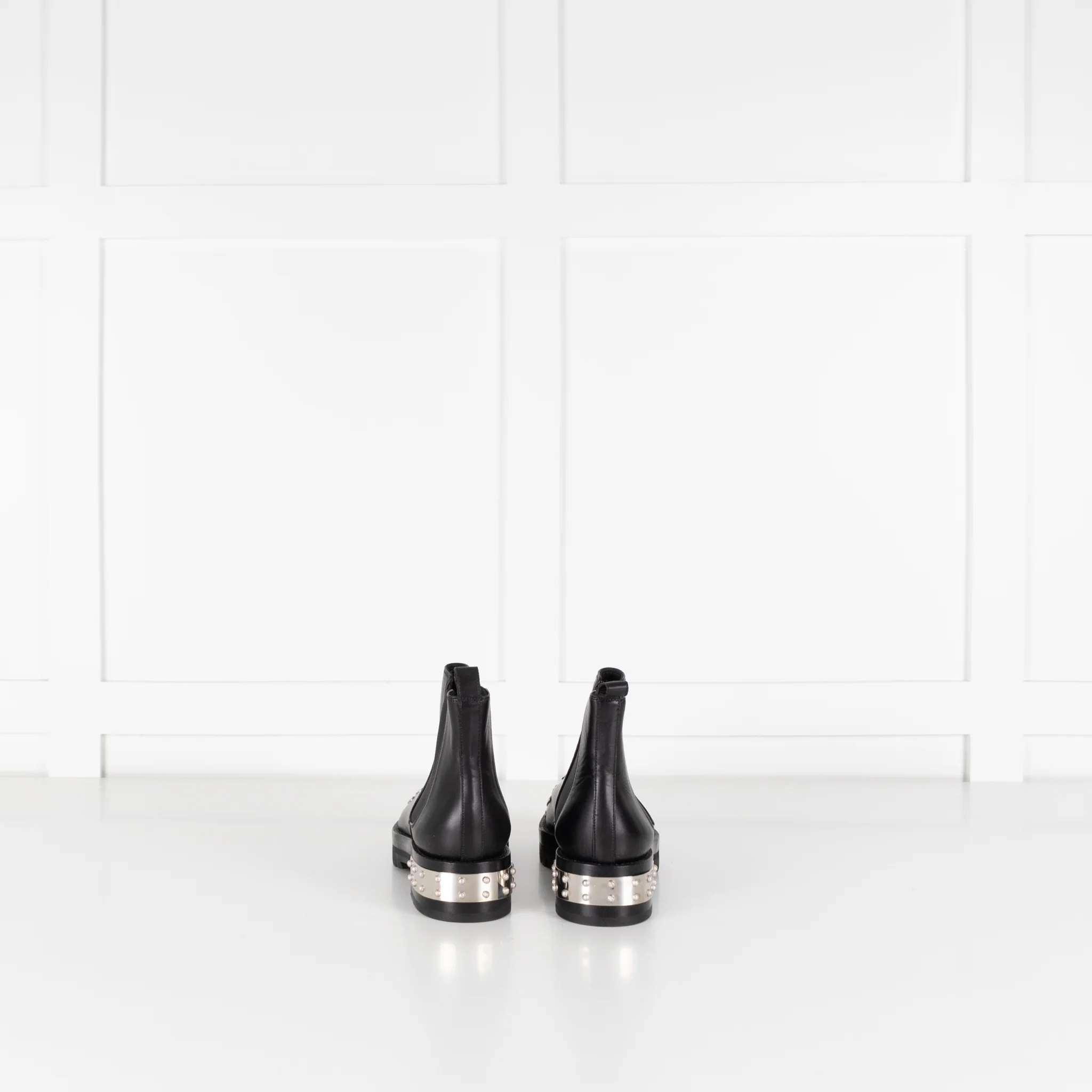 Alexander McQueen Black Goya Studded Chelsea Boots - Image 4