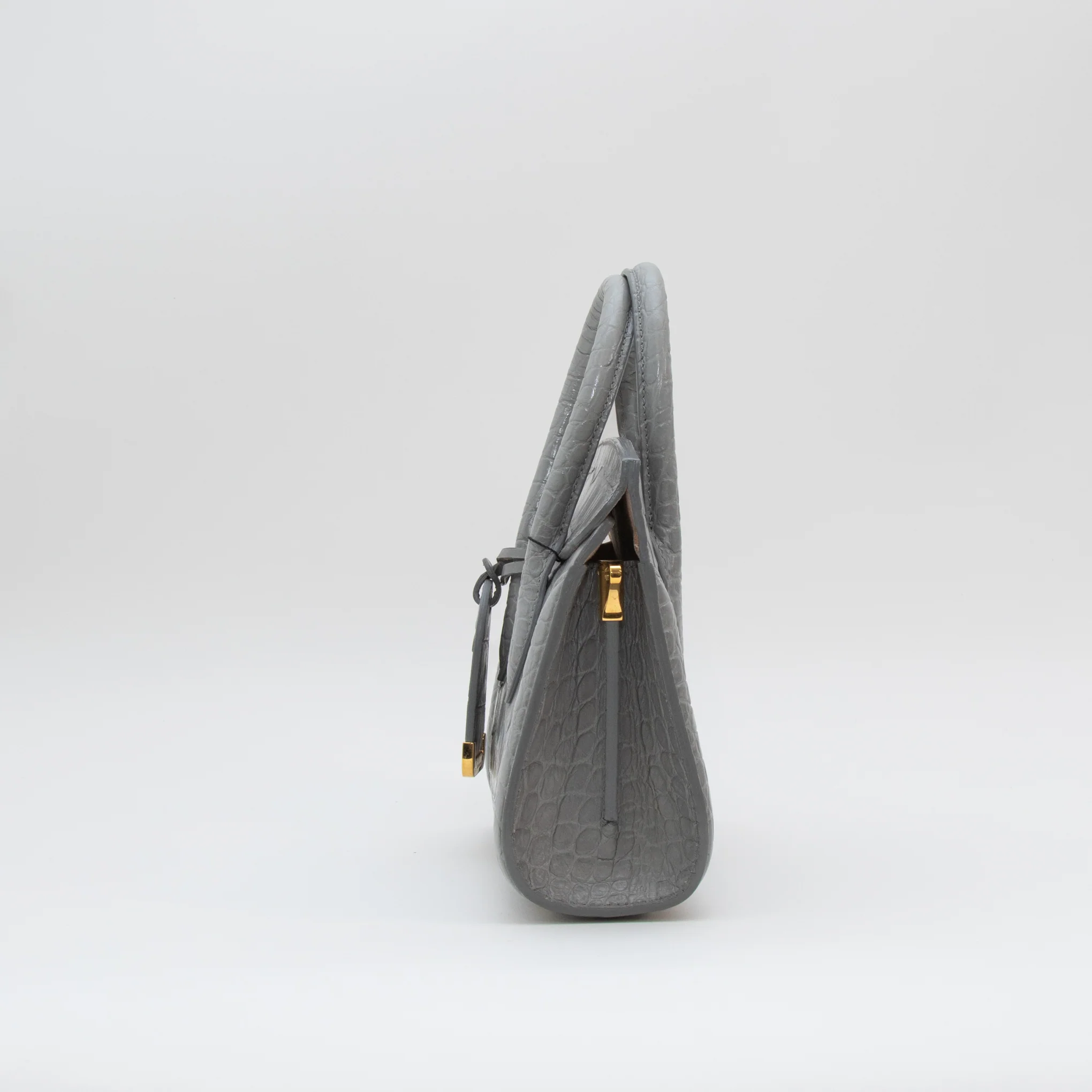 Alexander McQueen Grey Small Heroine Bag - Image 6