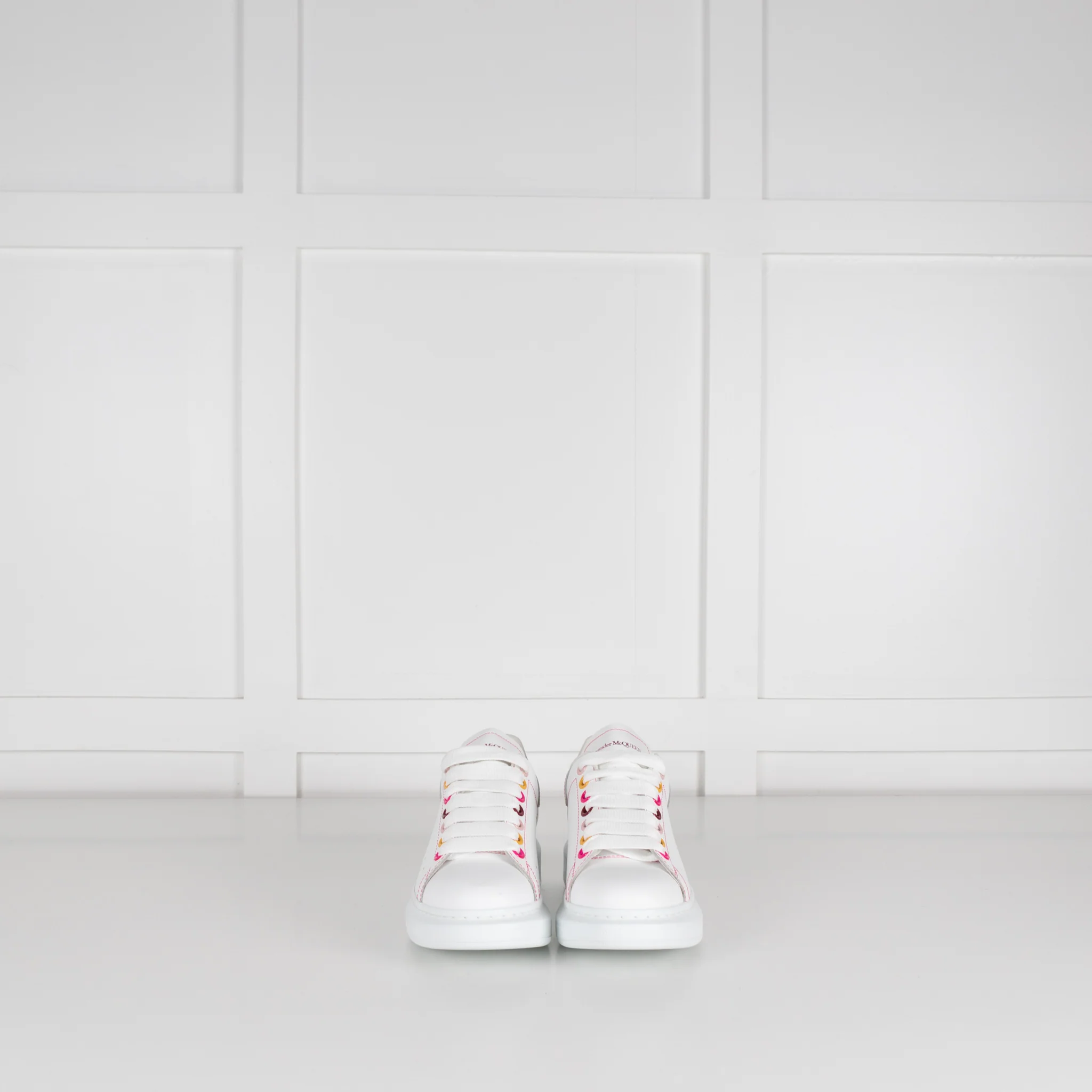 Alexander McQueen White Rainbow Trainers - Image 3