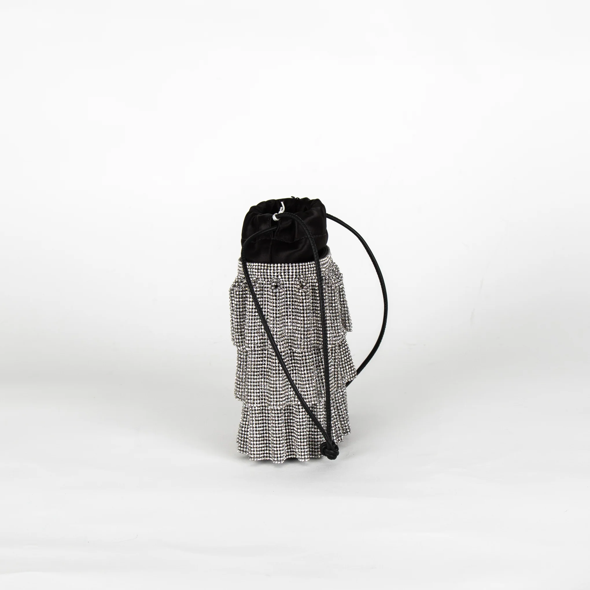 Alexander Wang Black Crystal-Embellished Bucket Bag - Image 8