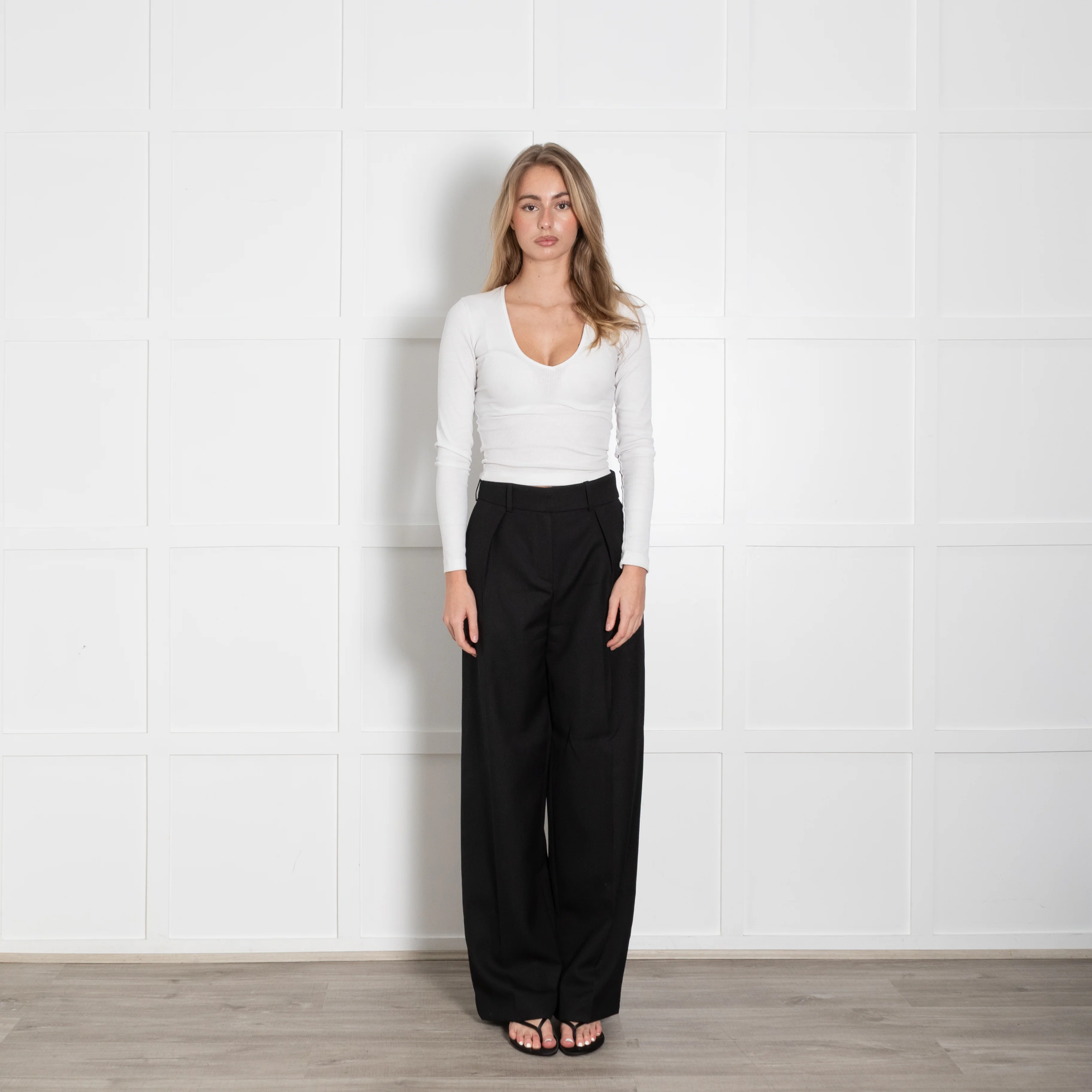 Alexandre Vaulthier Black Side Stripe Trousers