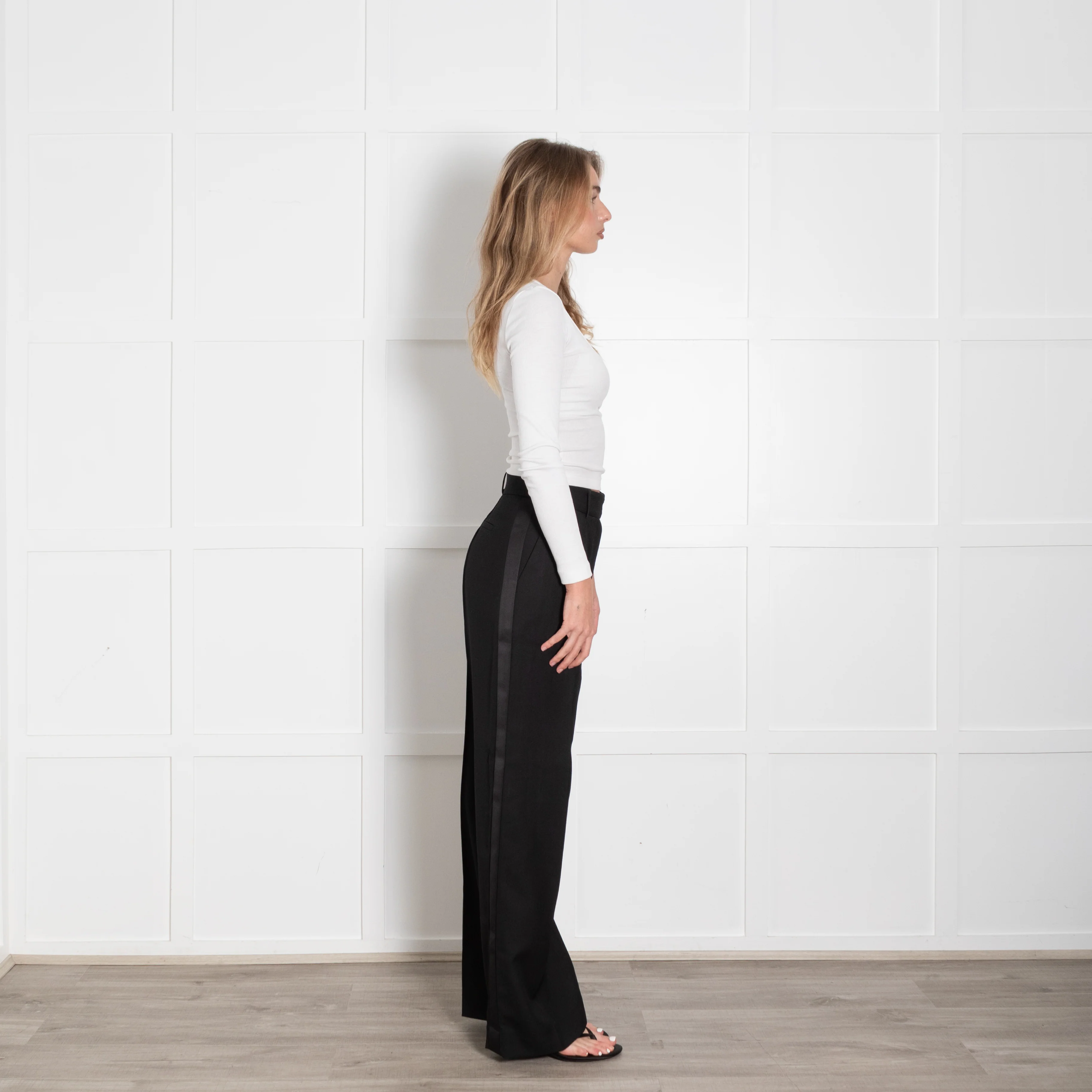Alexandre Vaulthier Black Side Stripe Trousers - Image 6