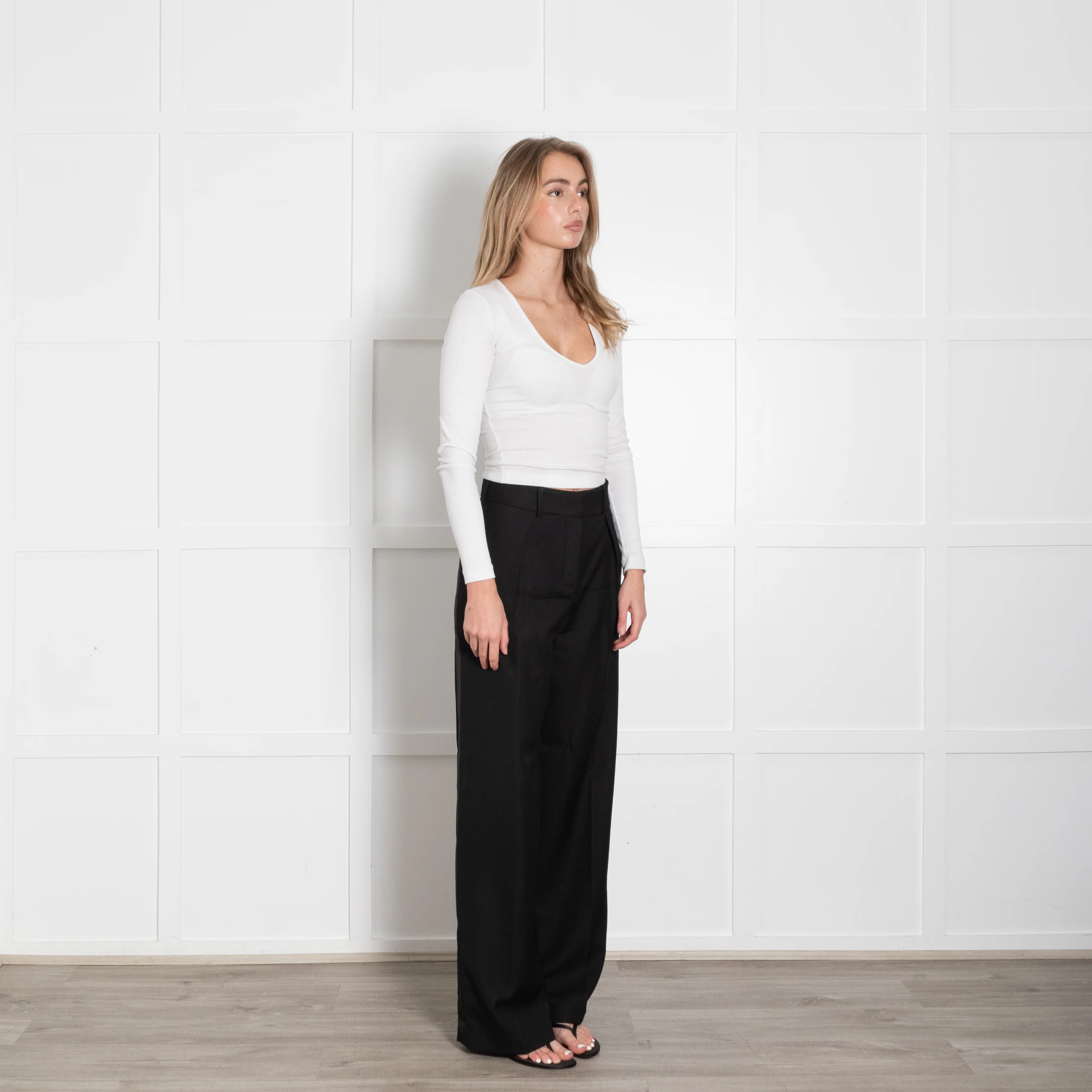 Alexandre Vaulthier Black Side Stripe Trousers - Image 7