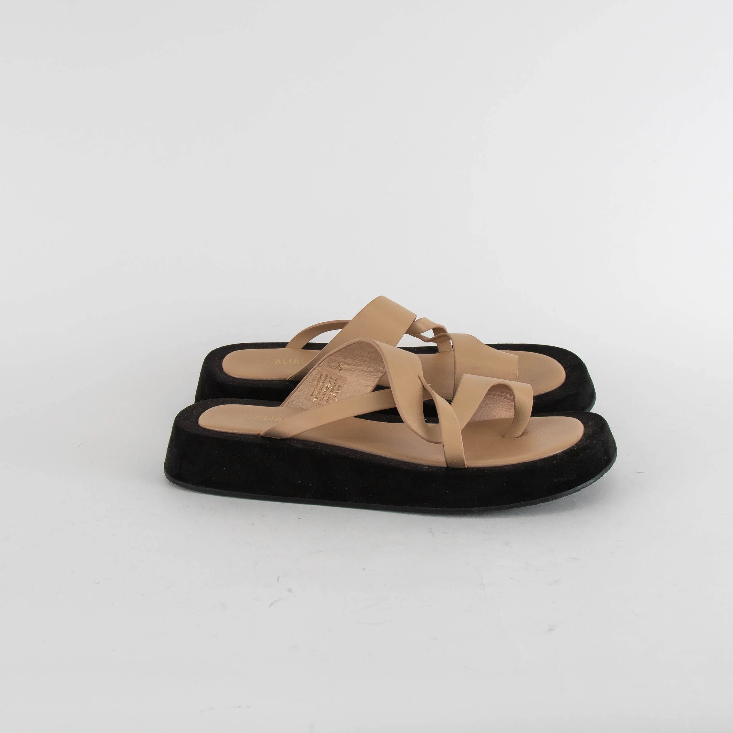 Alias Mae Natural Leather Polo Sandal - Image 6