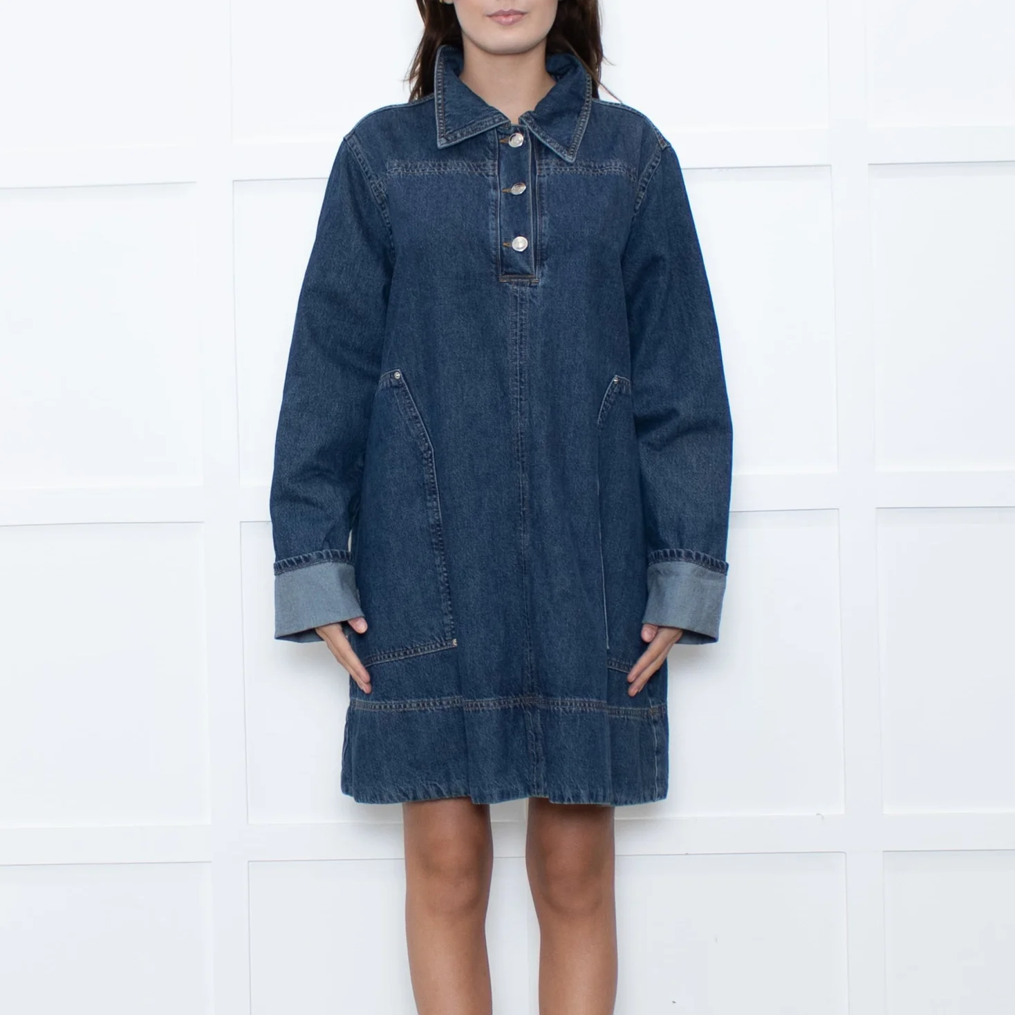 Aligne Dark Denim Dress - Image 2