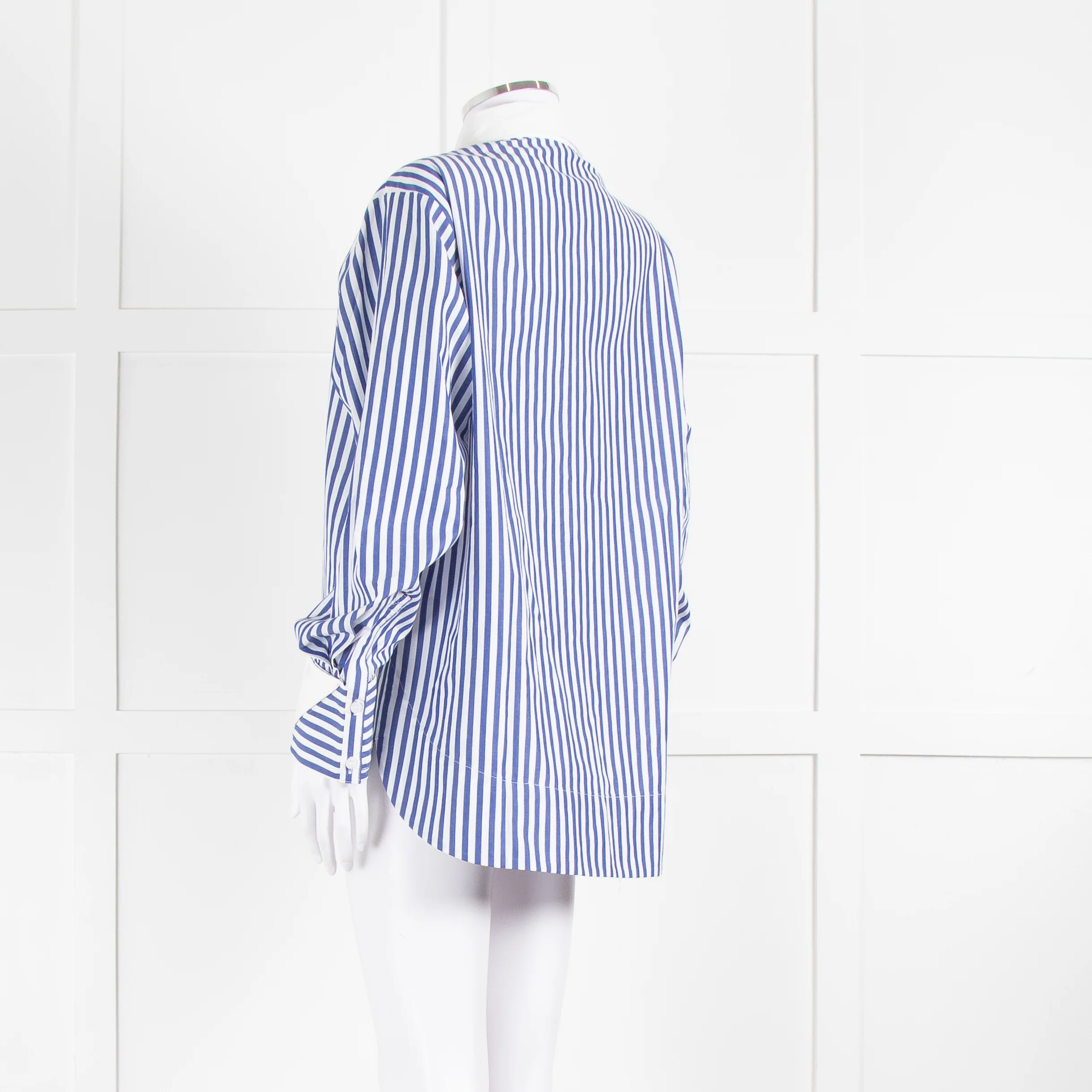 Aligne Thyme Blue And White Stripe Shirt - Image 6