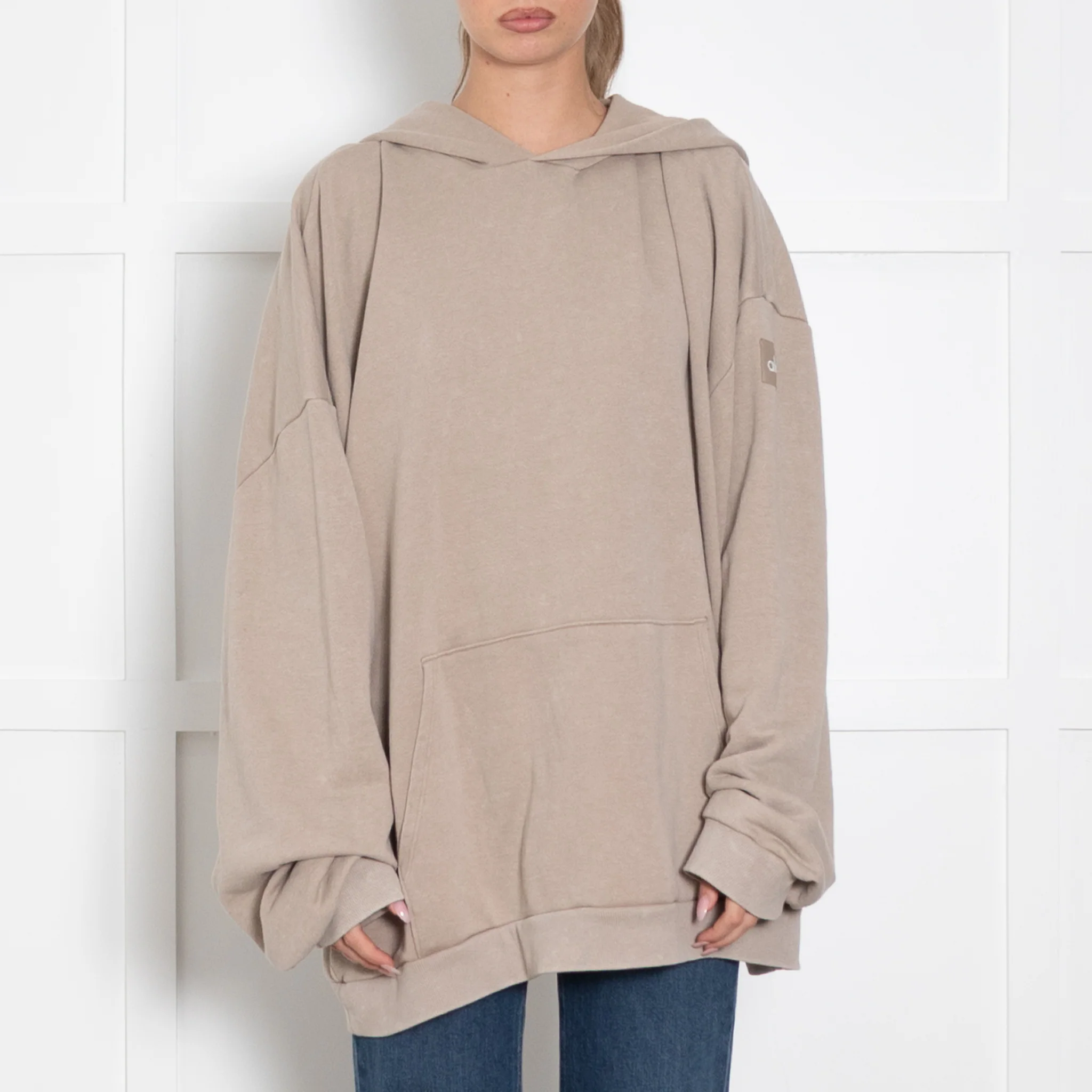 Alo yoga Chill Vintage Wash Taupe Hoodie - Image 2