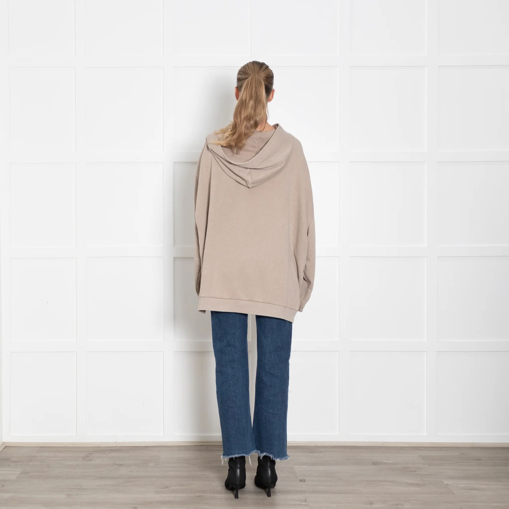 Alo yoga Chill Vintage Wash Taupe Hoodie - Image 5
