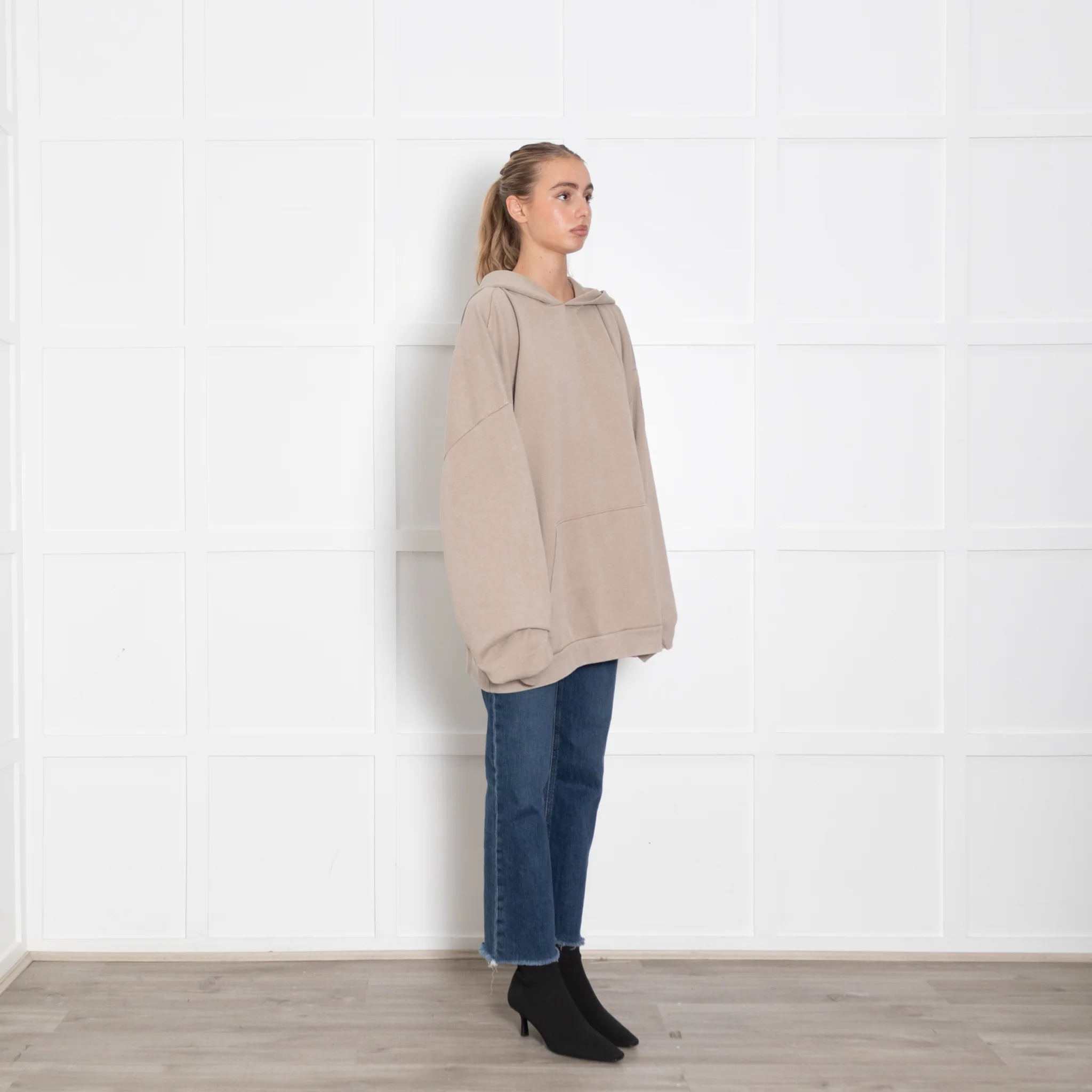 Alo yoga Chill Vintage Wash Taupe Hoodie - Image 7